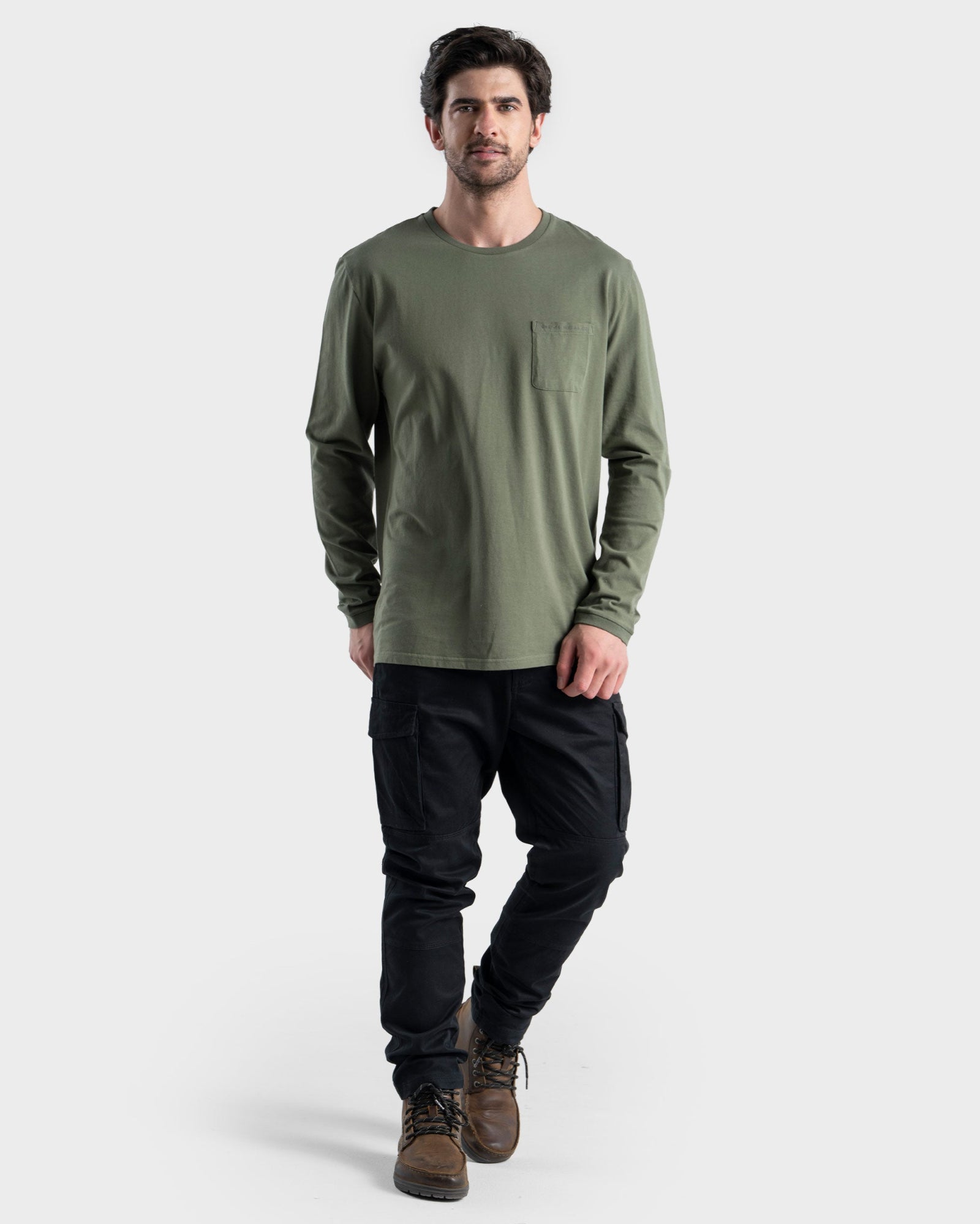 Polera Algodón Manga Larga Nandor Hombre