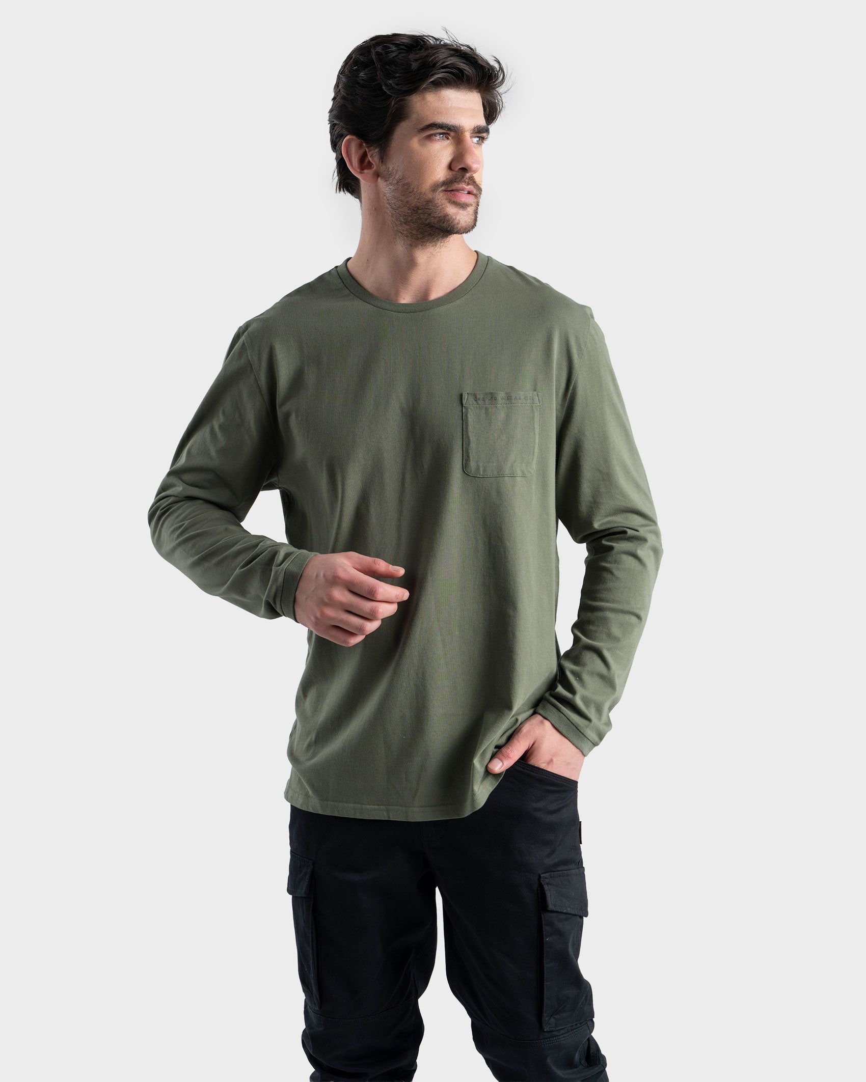 Polera Algodón Manga Larga Nandor Hombre