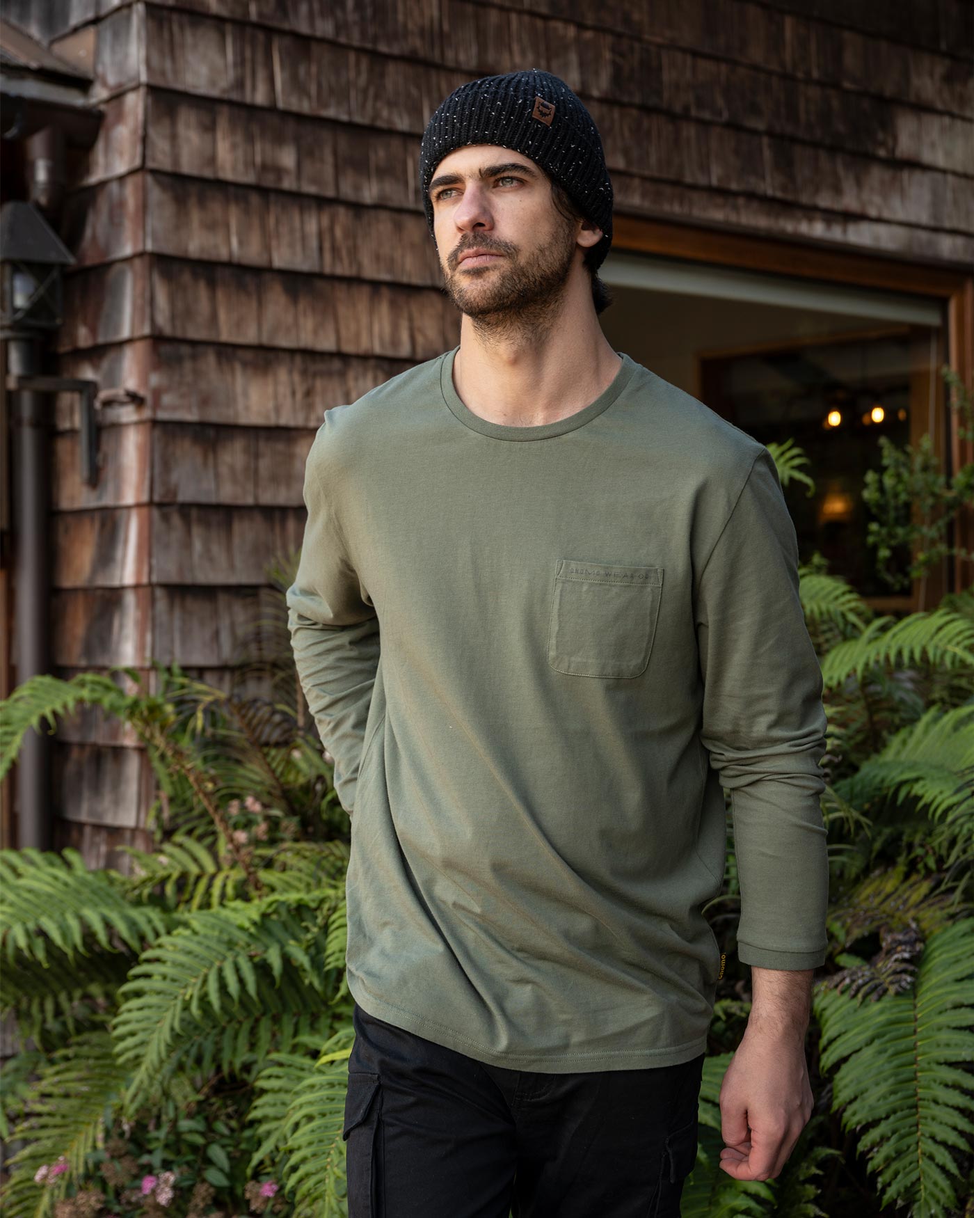 Polera Algodón Manga Larga Nandor Hombre