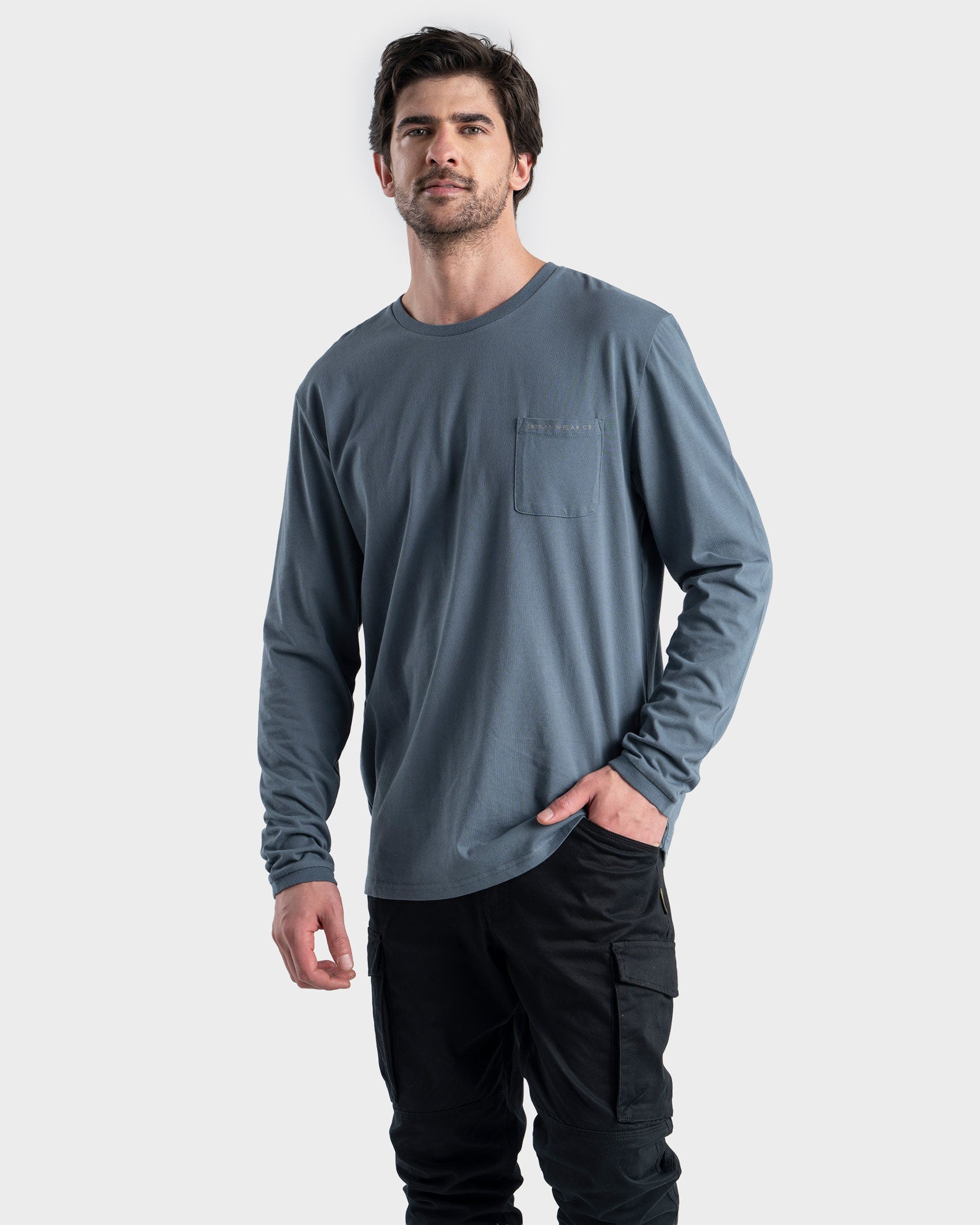 Polera Algodón Manga Larga Nandor Hombre