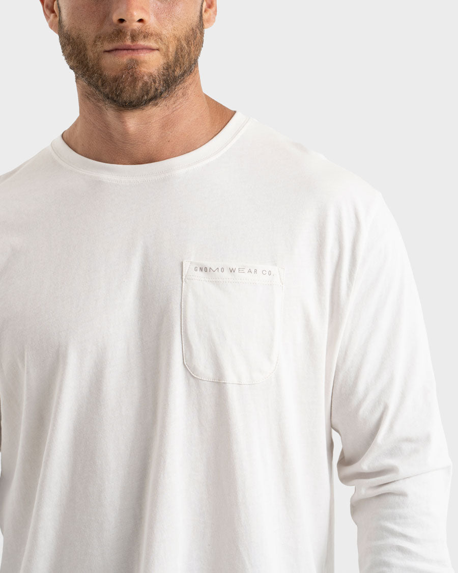 Polera Algodón Orgánico Manga Larga Golfer Hombre
