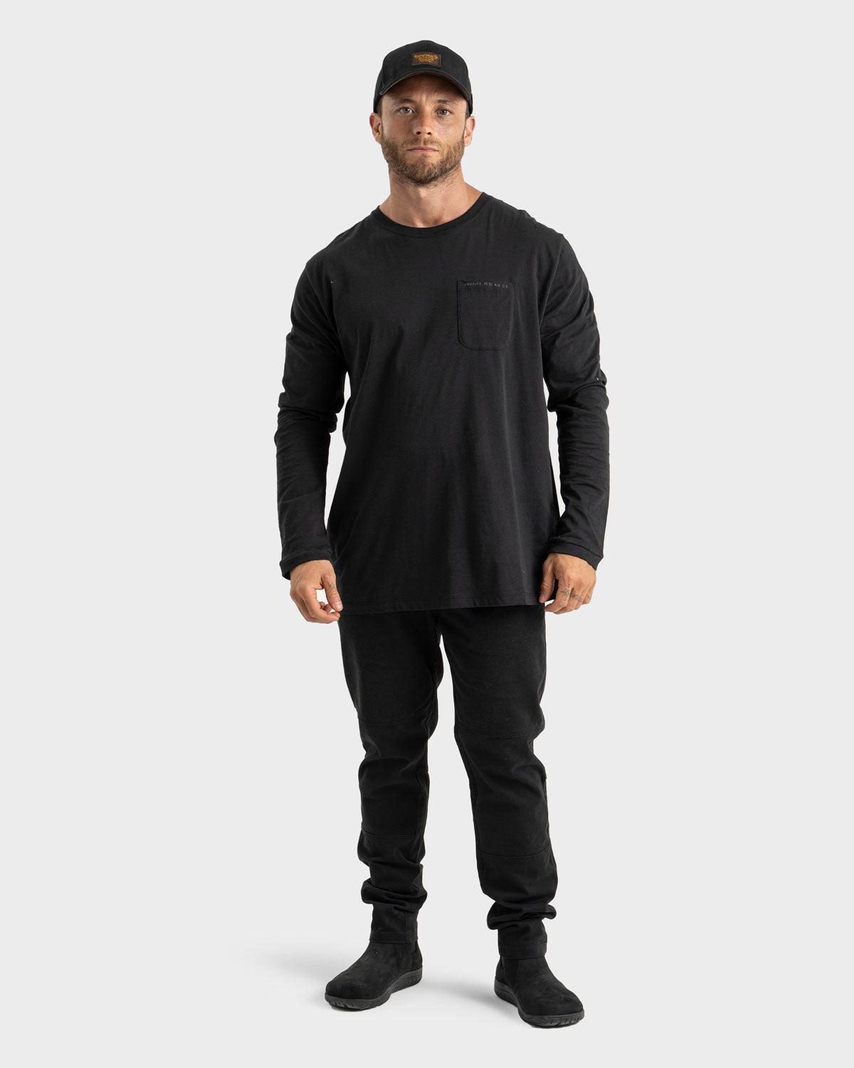 Polera Algodón Orgánico Manga Larga Golfer Hombre