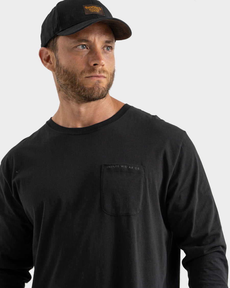 Polera Algodón Orgánico Manga Larga Golfer Hombre