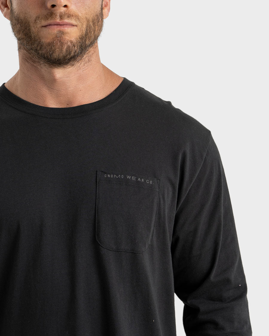 Polera Algodón Orgánico Manga Larga Golfer Hombre