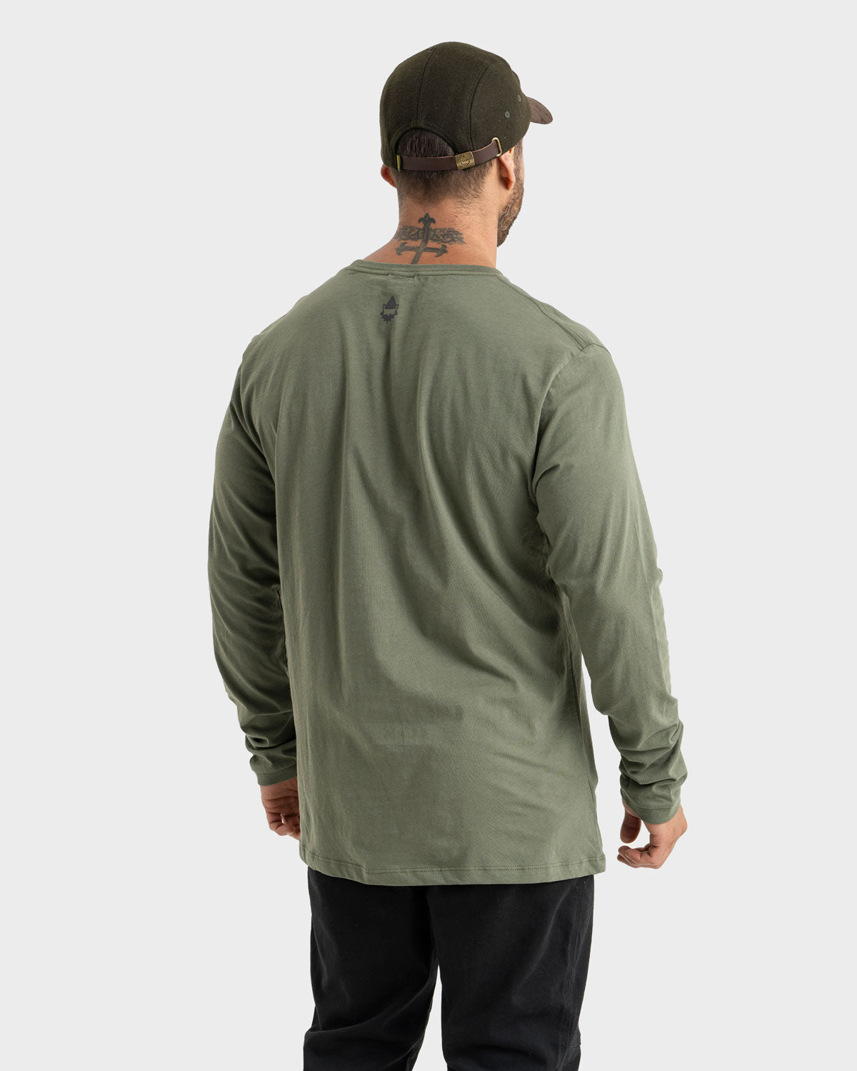 Polera Algodón Orgánico Manga Larga Golfer Hombre