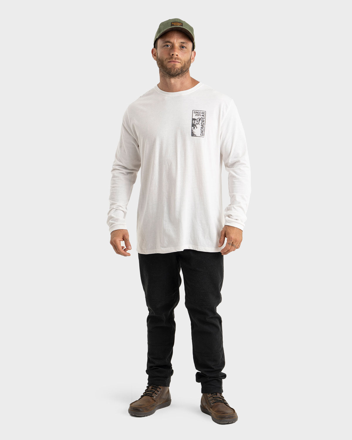 Polera Eco Manga Larga M-10 Hombre