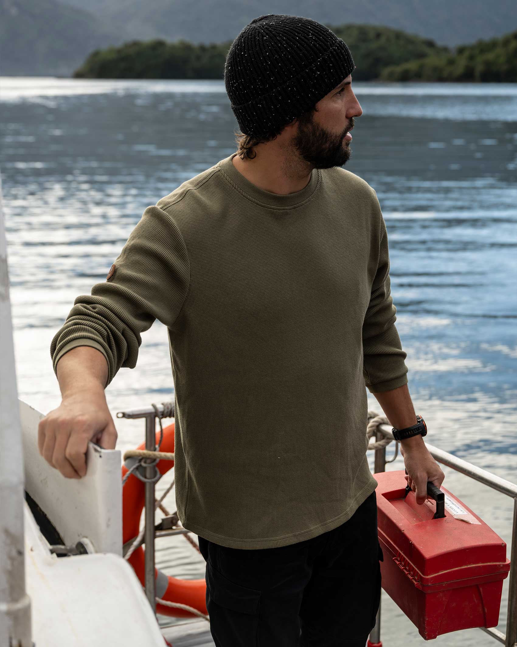 Polera Eco Manga Larga Ural Hombre