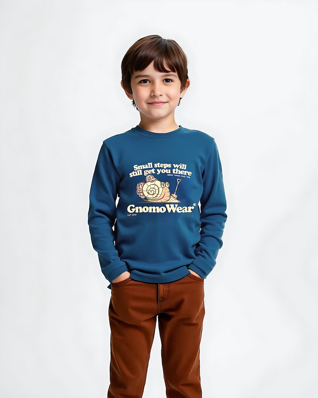 Polera Eco Manga Larga F-17 Kids