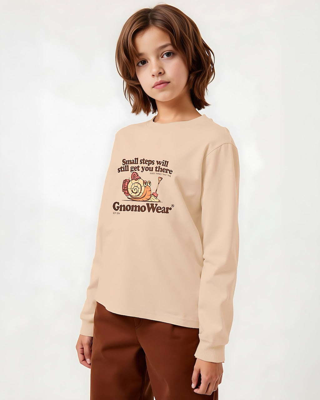 Polera Eco Manga Larga F-17 Kids