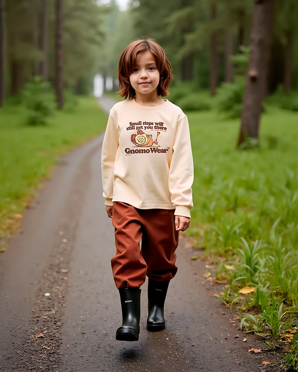 Polera Eco Manga Larga F-17 Kids