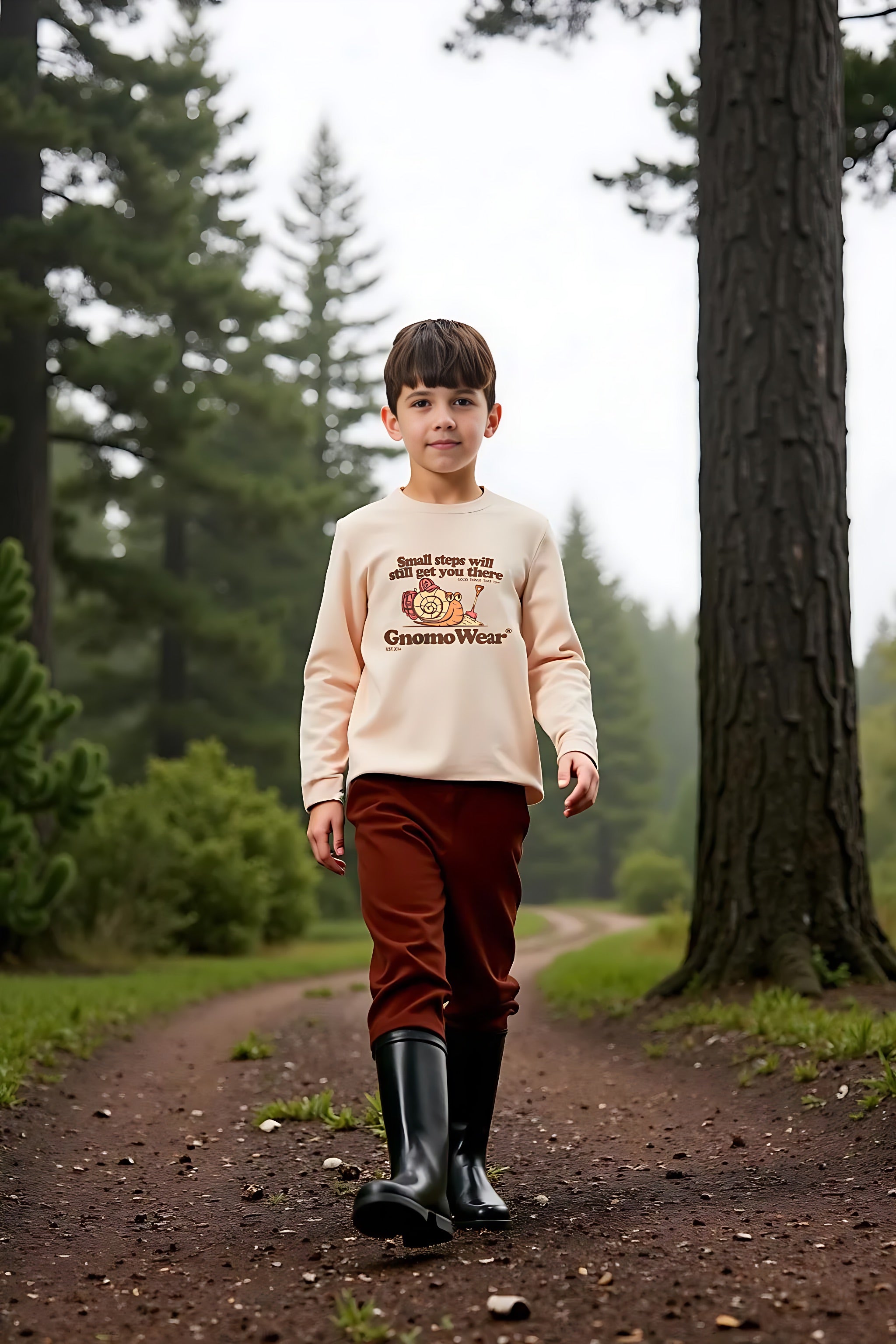 Polera Eco Manga Larga F-17 Kids