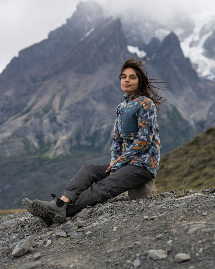 Short Fleece Eco Grima Mujer