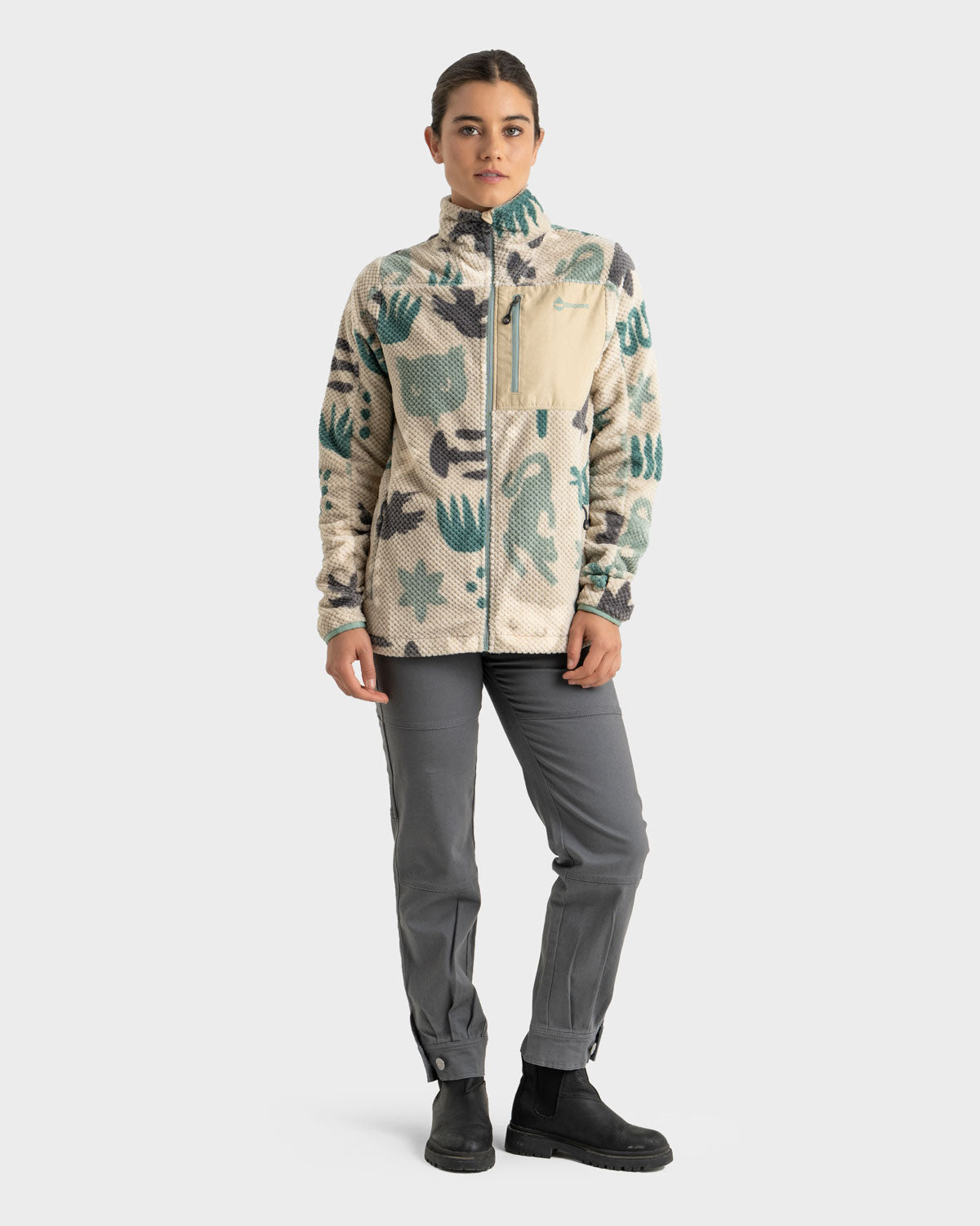 Short Fleece Eco Grima Mujer