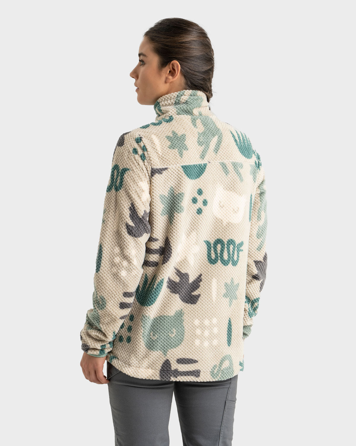 Short Fleece Eco Grima Mujer