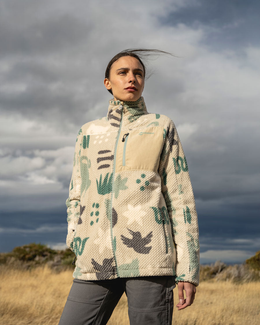 Short Fleece Eco Grima Mujer