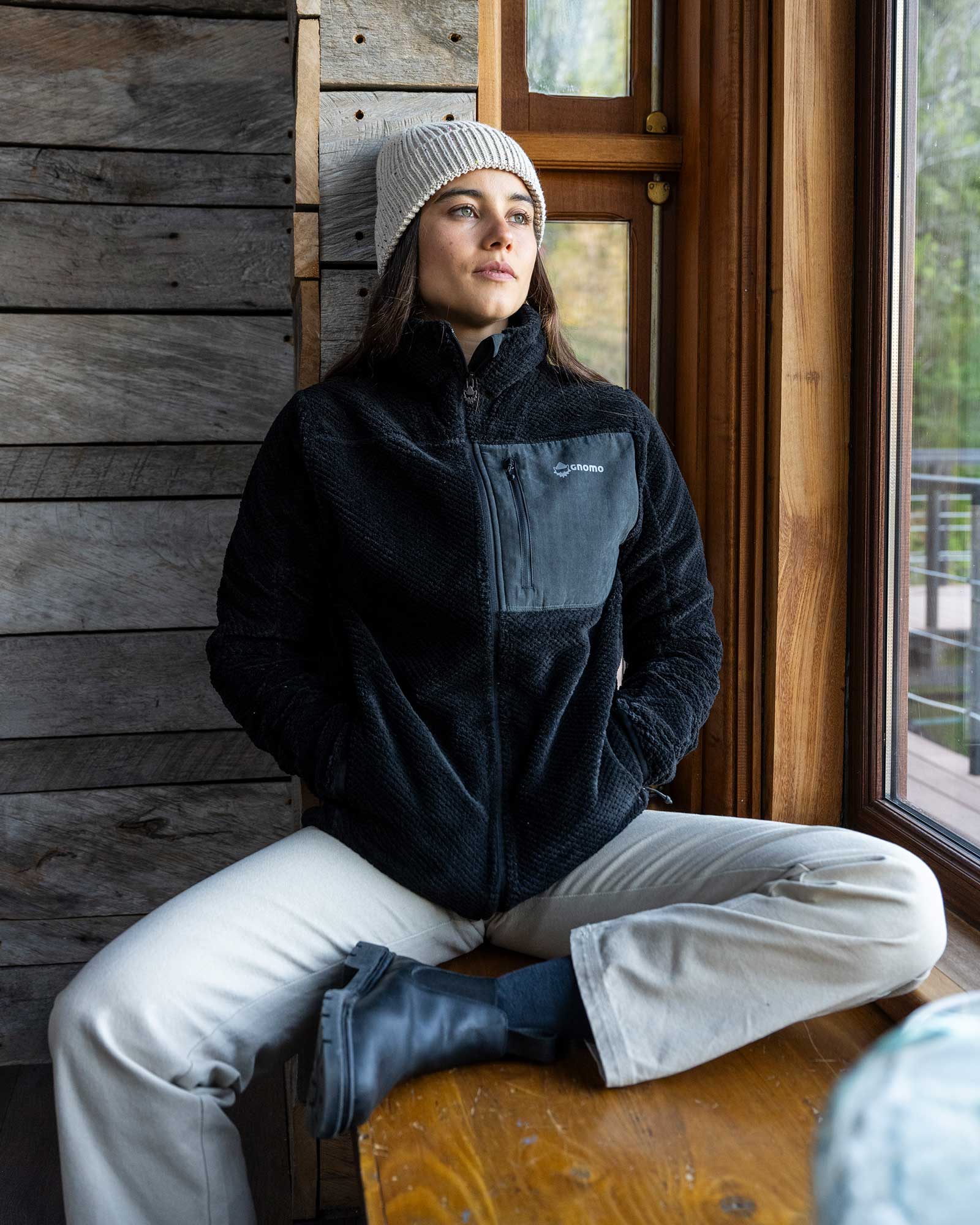 Short Fleece Eco Grima Mujer