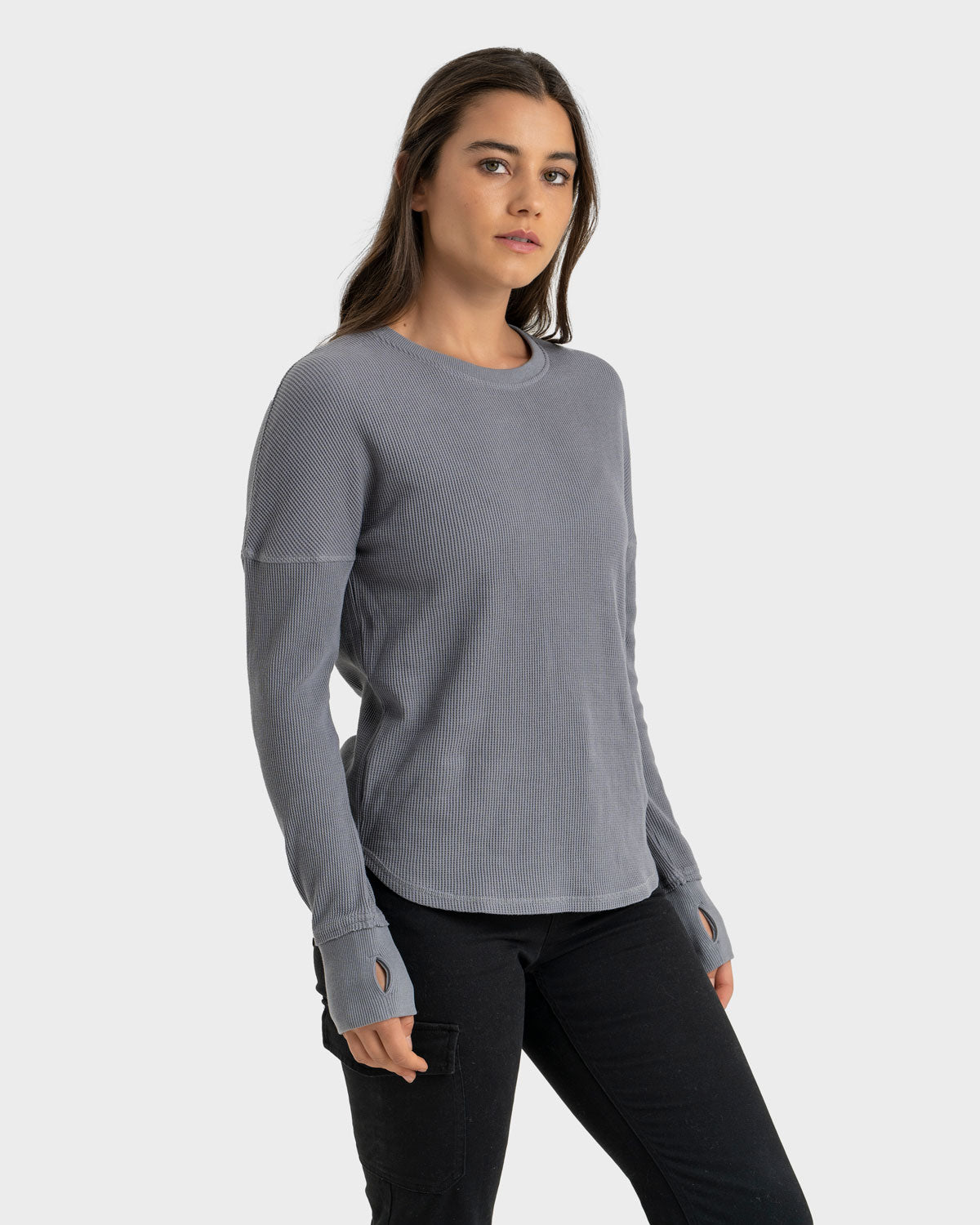Polera Eco Manga Larga Lodlam Mujer