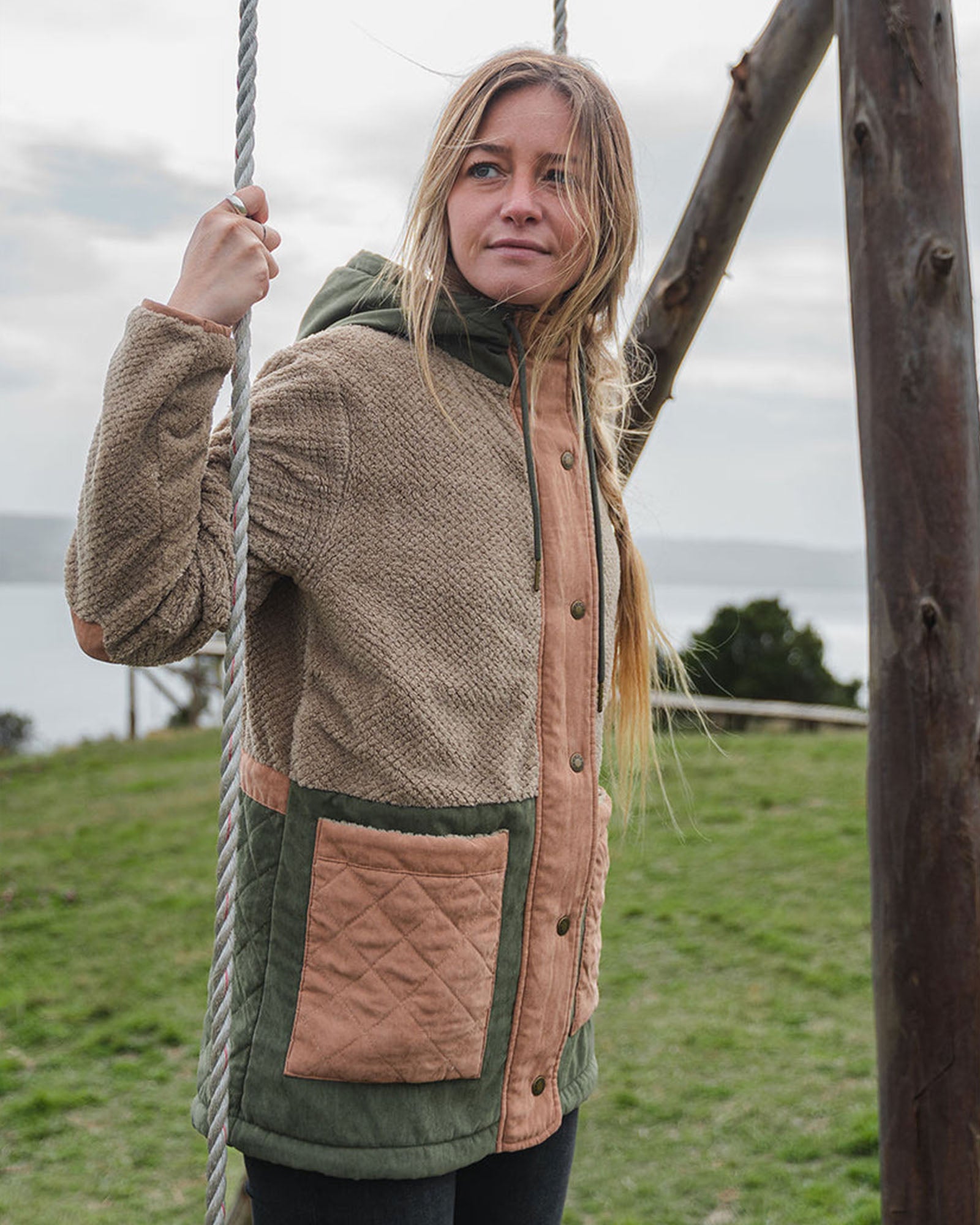 Short Fleece Eco Zulip Mujer