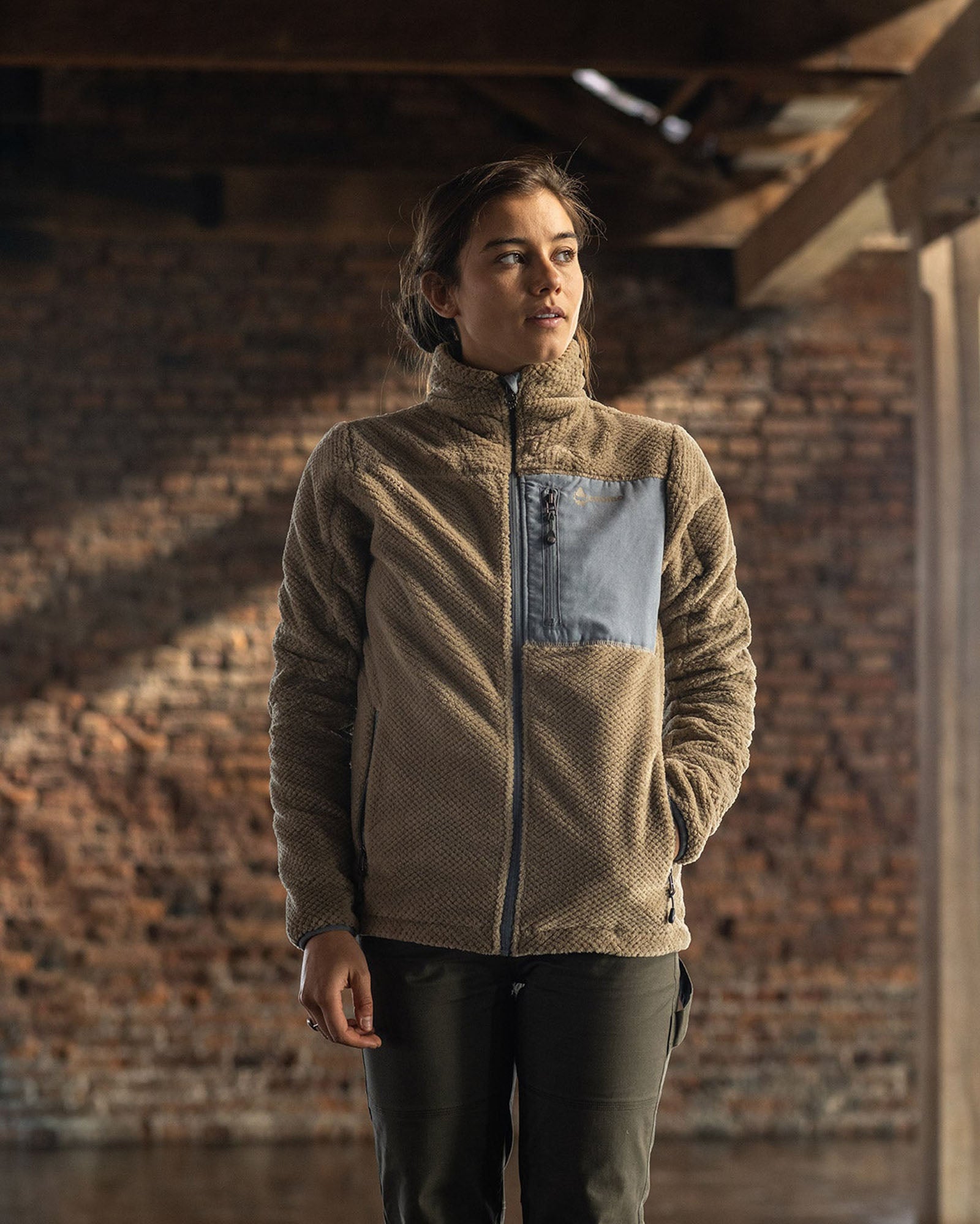 Short Fleece Eco Grima Mujer