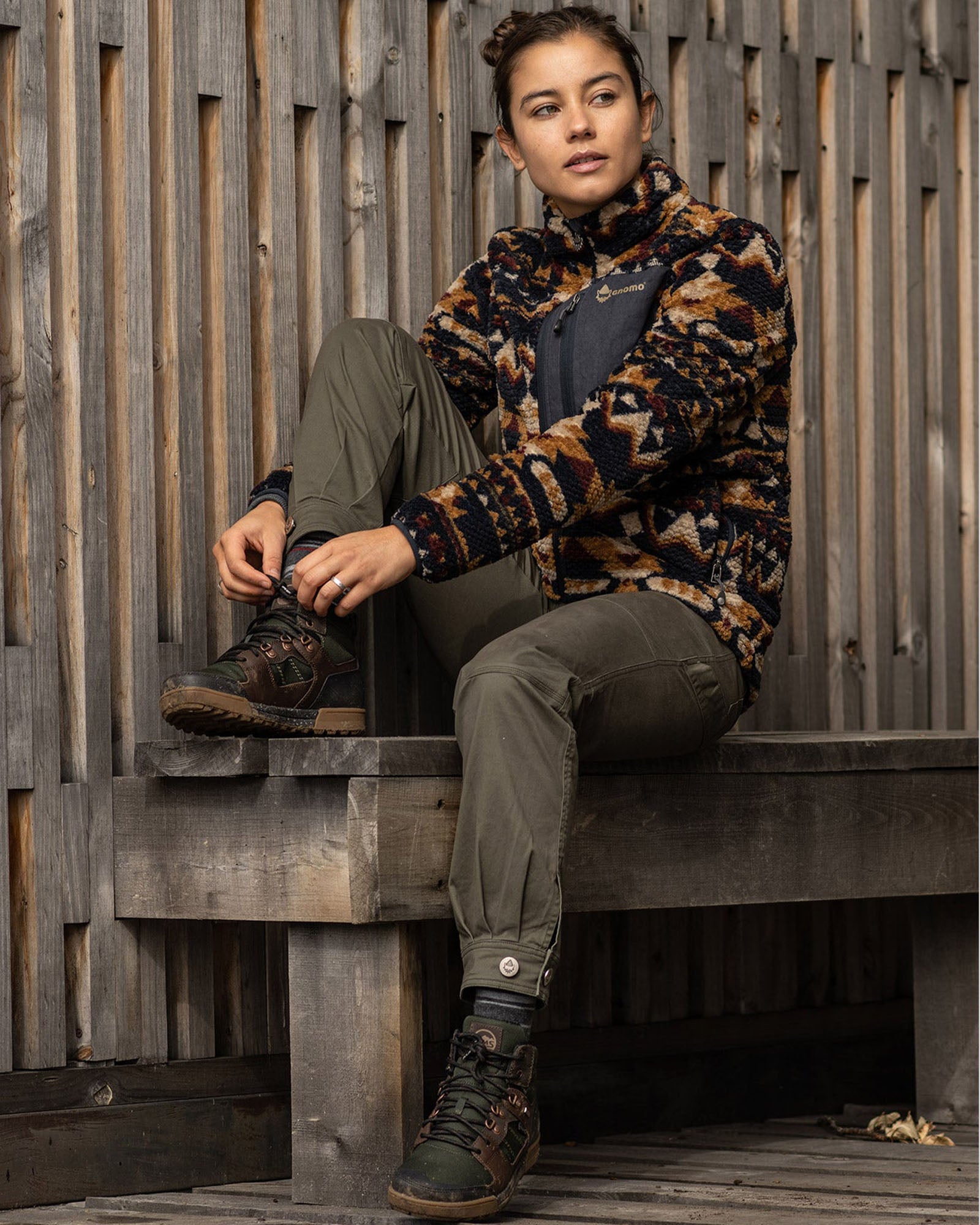 Short Fleece Eco Grima Mujer