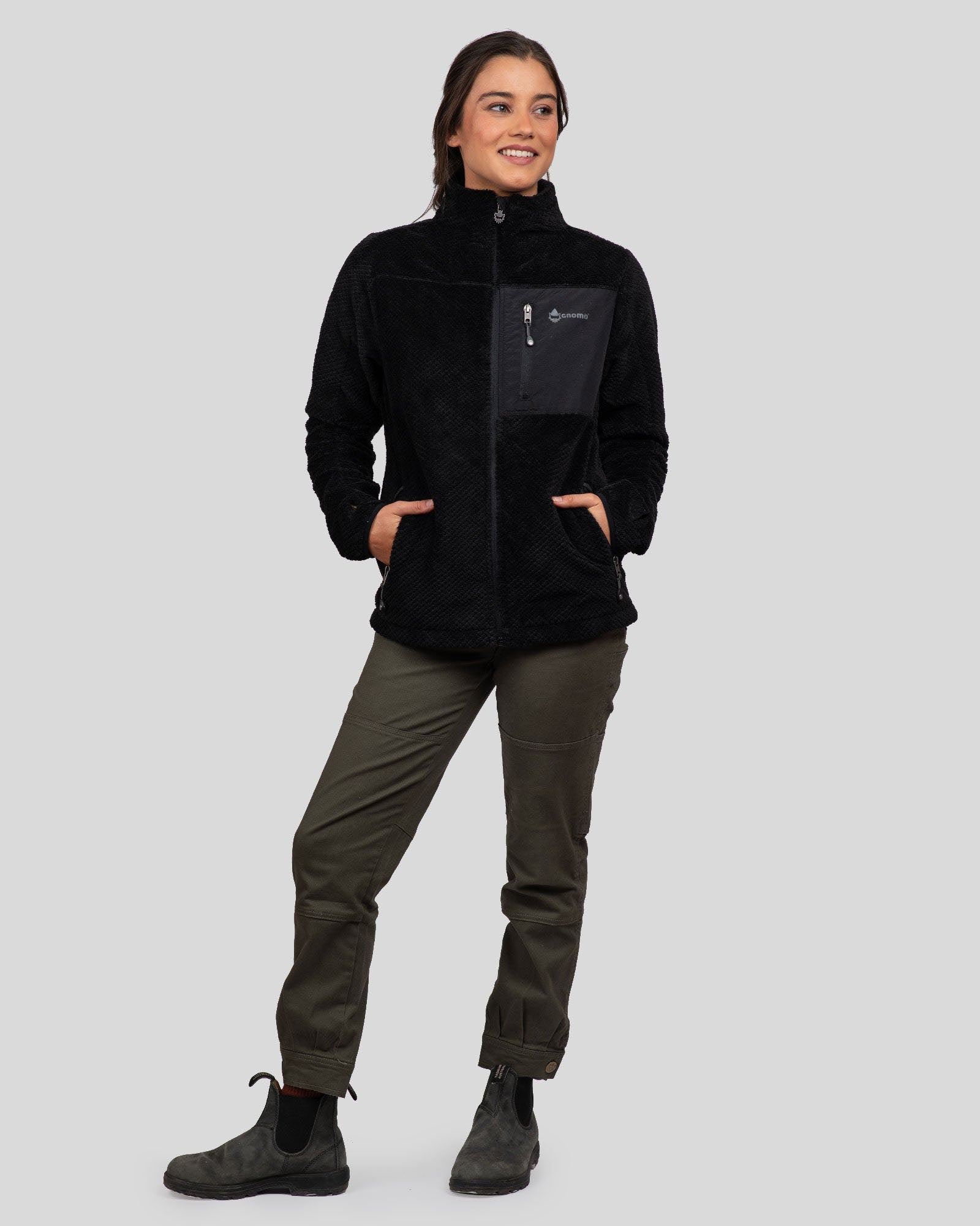 Short Fleece Eco Grima Mujer