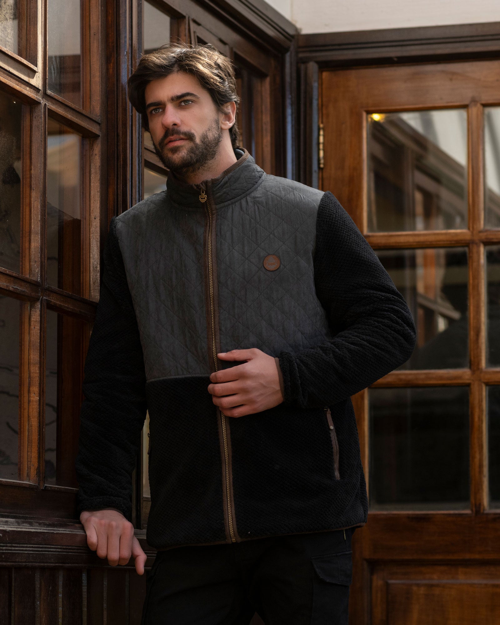 Short Fleece Eco Solberg Hombre