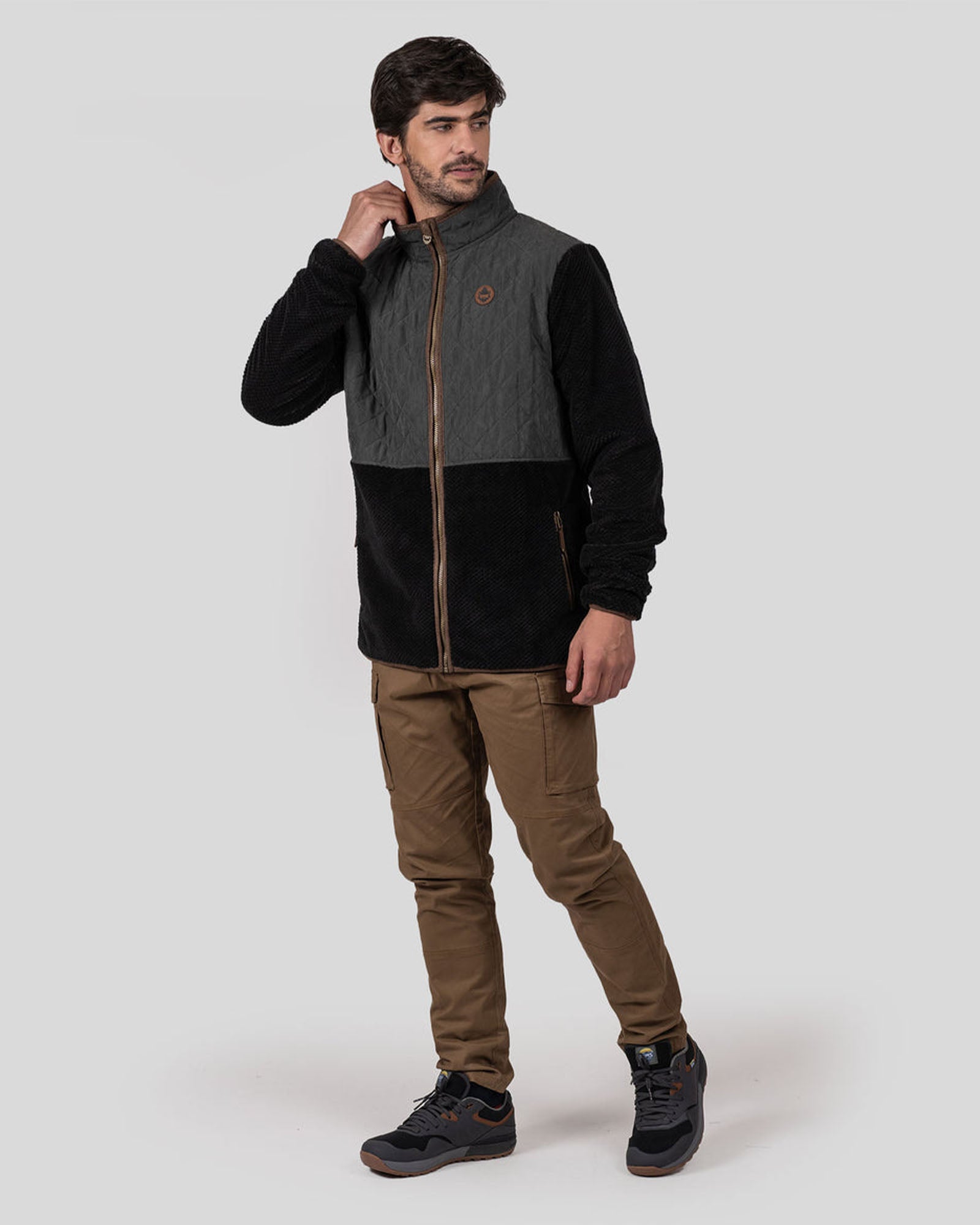 Short Fleece Eco Solberg Hombre