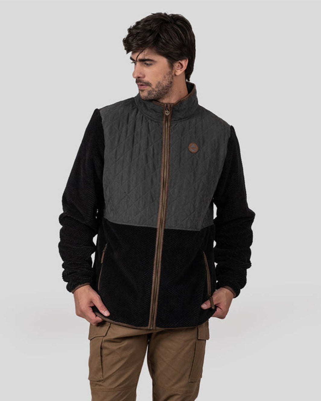 Short Fleece Eco Solberg Hombre