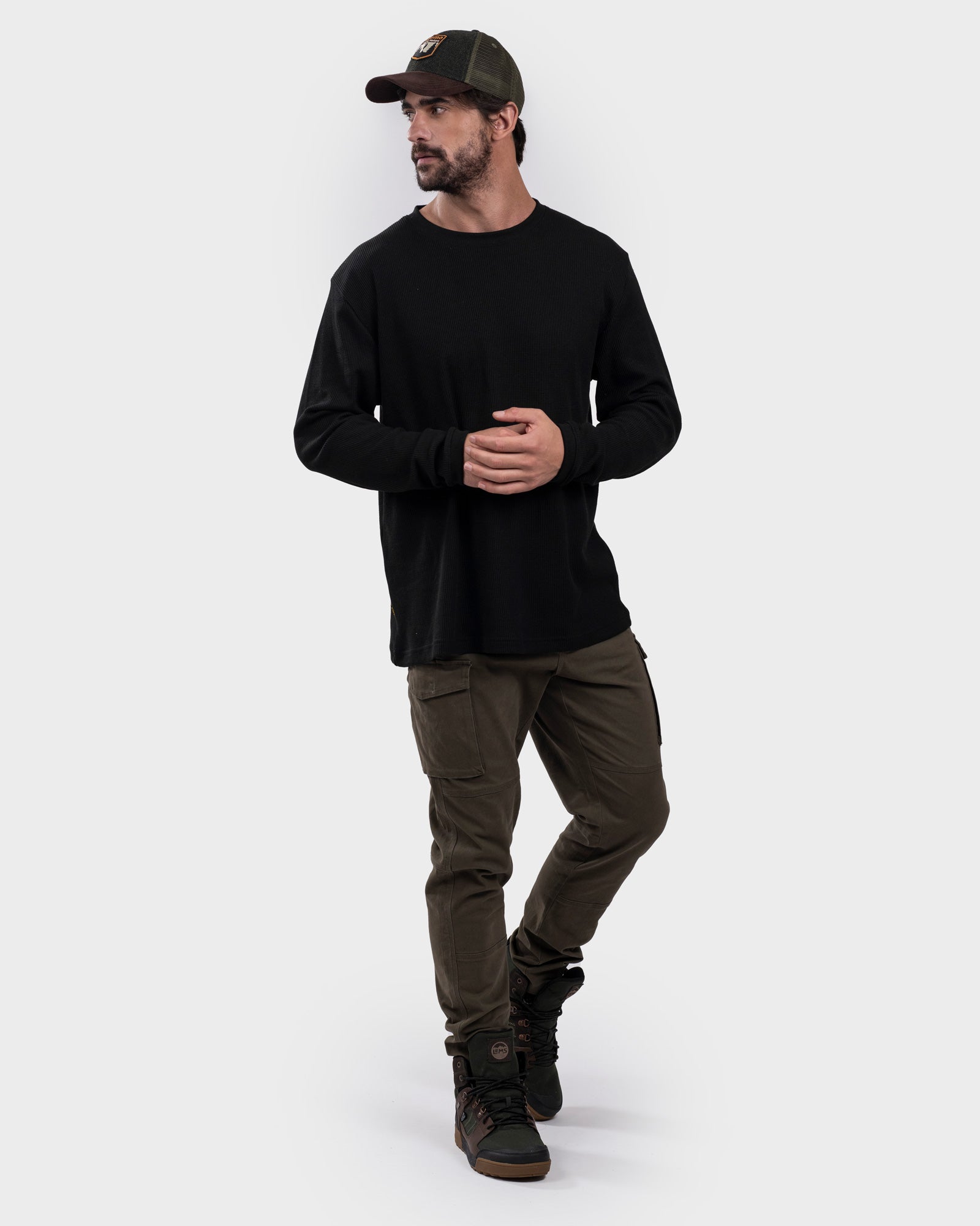 Polera Eco Manga Larga Ural Hombre