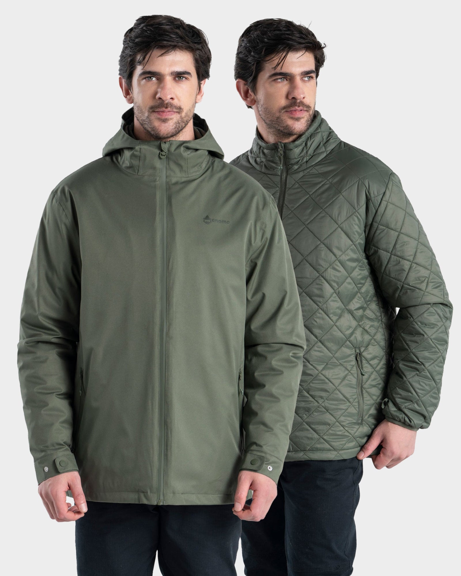 Chaqueta Impermeable 3-1 Eco Hager Hombre