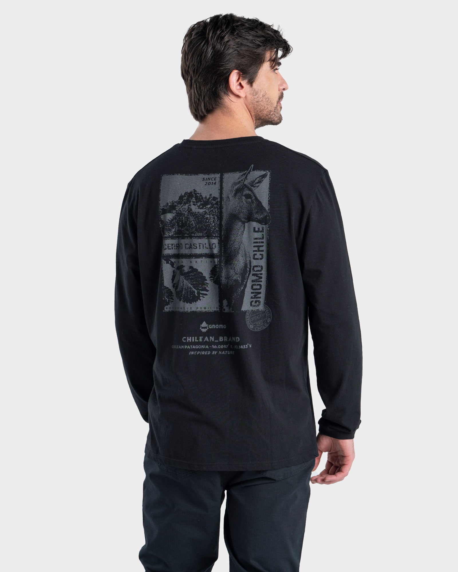 Polera Algodón Manga Larga M-11 Hombre