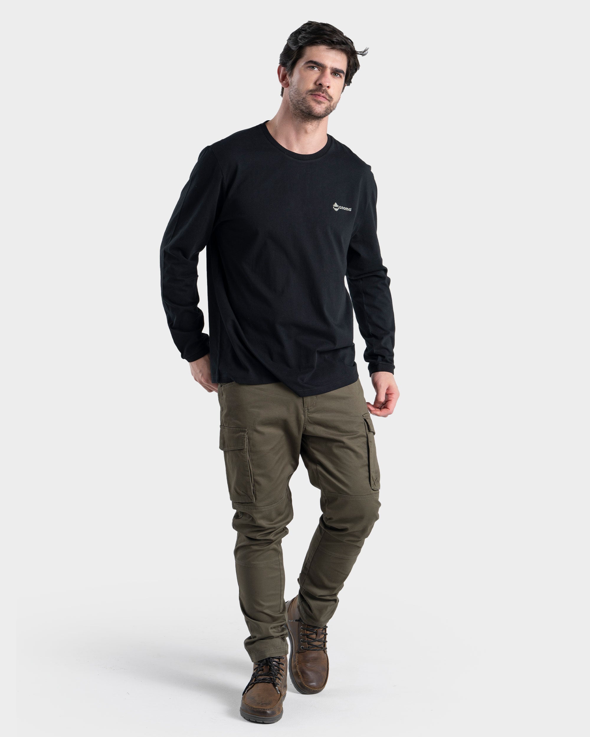 Polera Eco Manga Larga P-10 Hombre