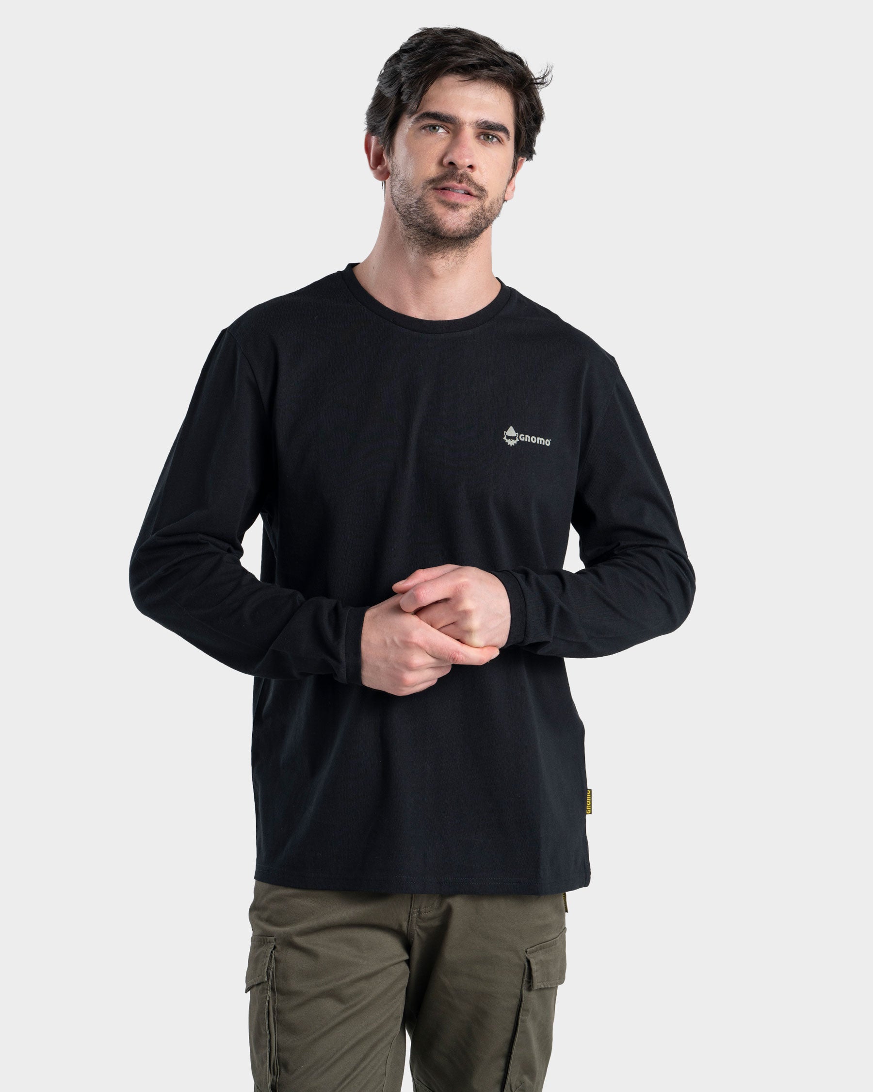 Polera Algodón Manga Larga P-10 Hombre