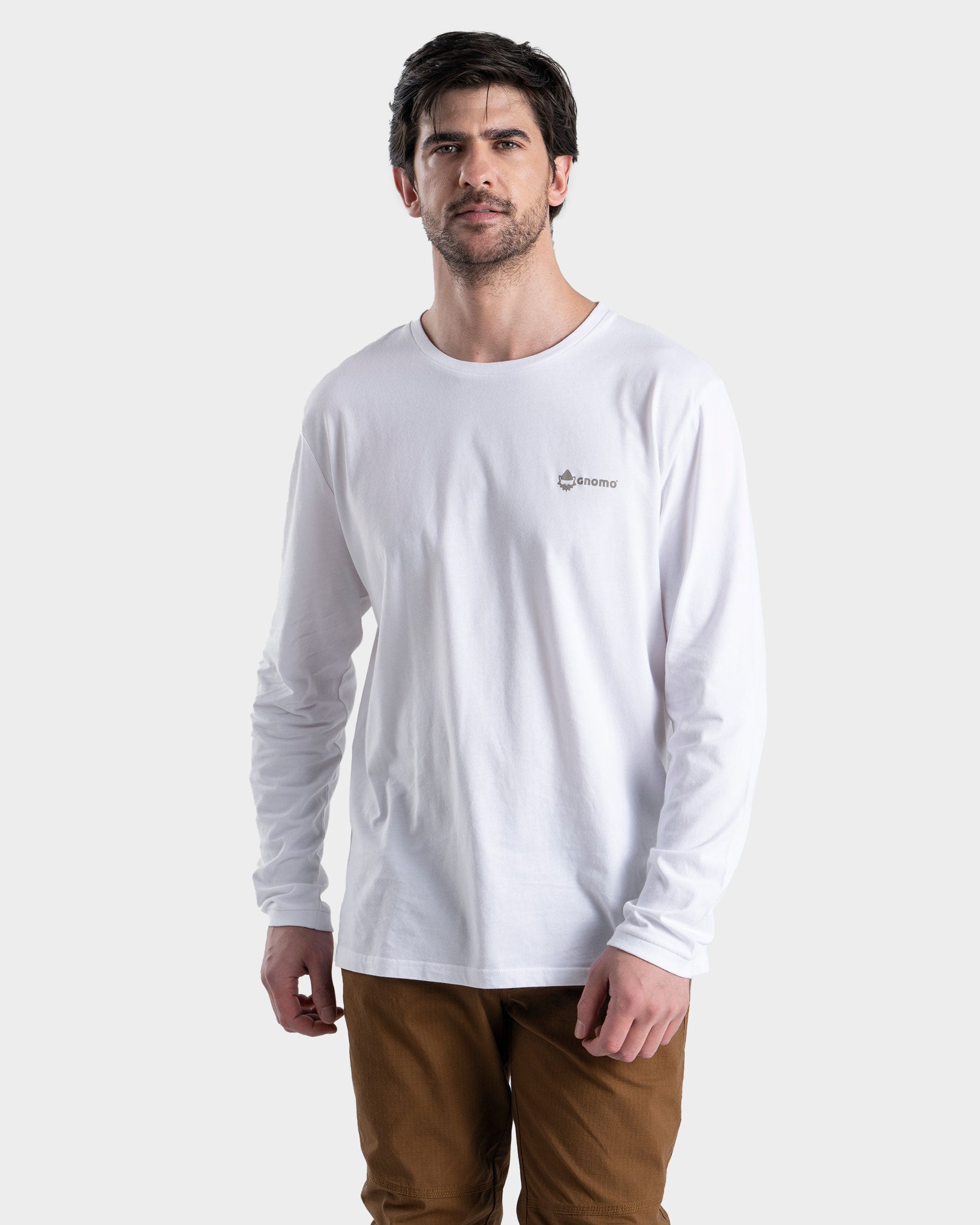 Polera Algodón Manga Larga P-10 Hombre