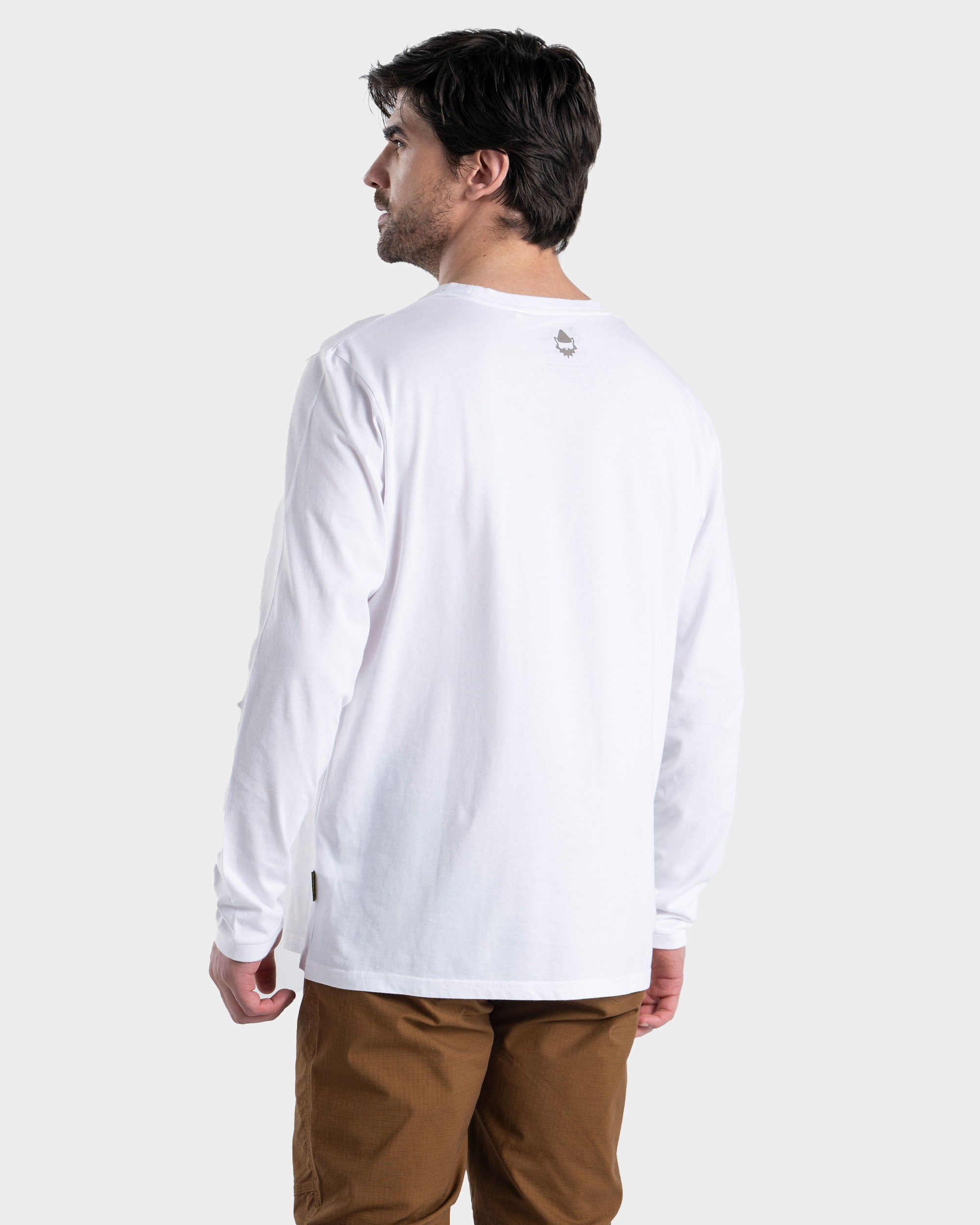 Polera Algodón Manga Larga P-10 Hombre