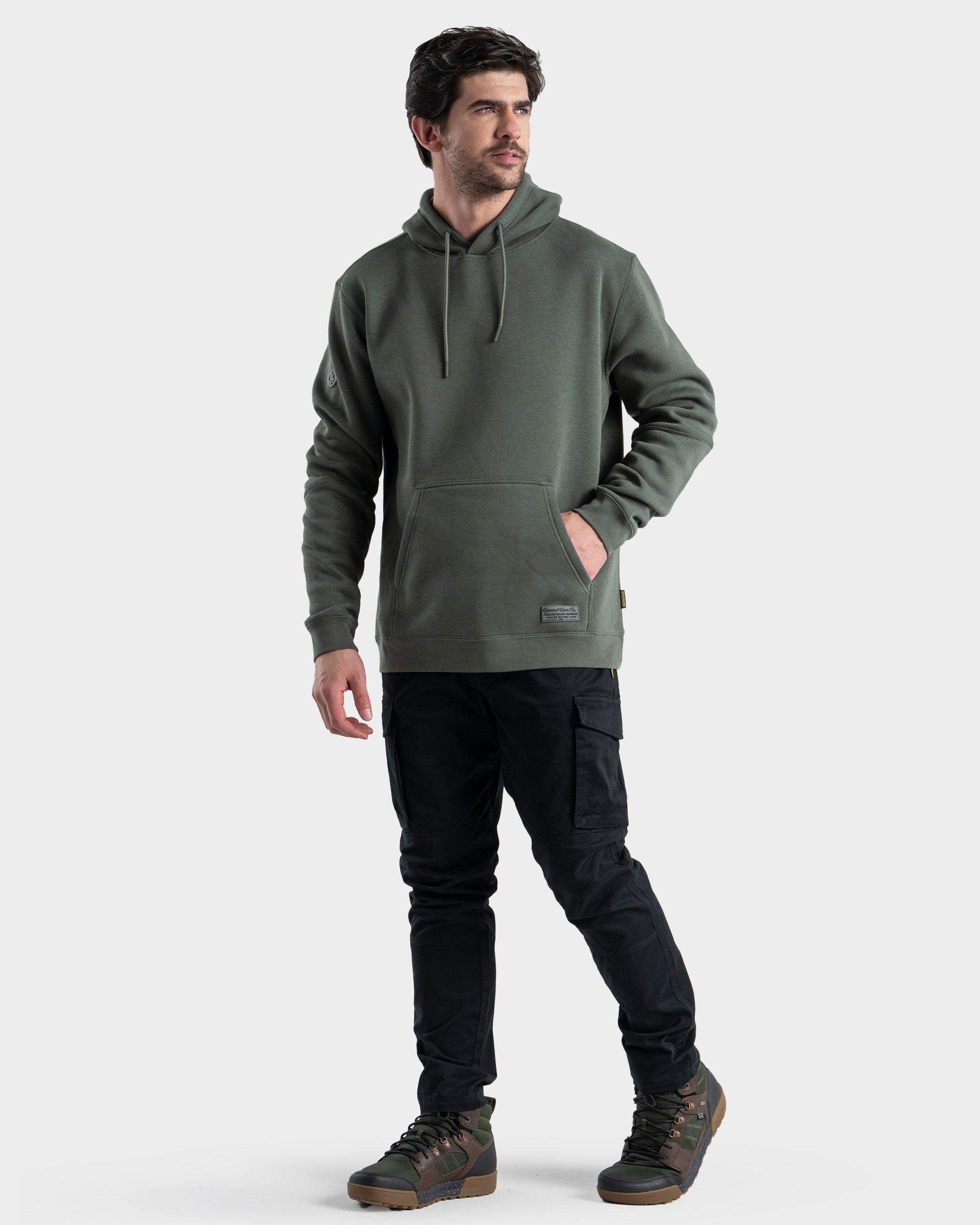 Poleron Hoodie Eco Zilbo Hombre
