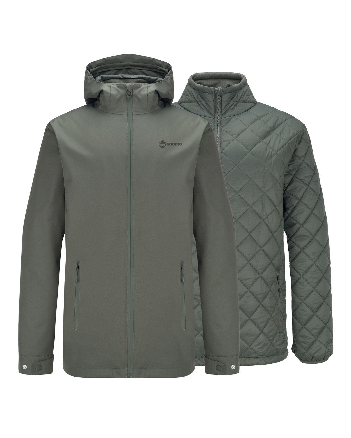 Chaqueta Impermeable 3-1 Eco Hager Hombre