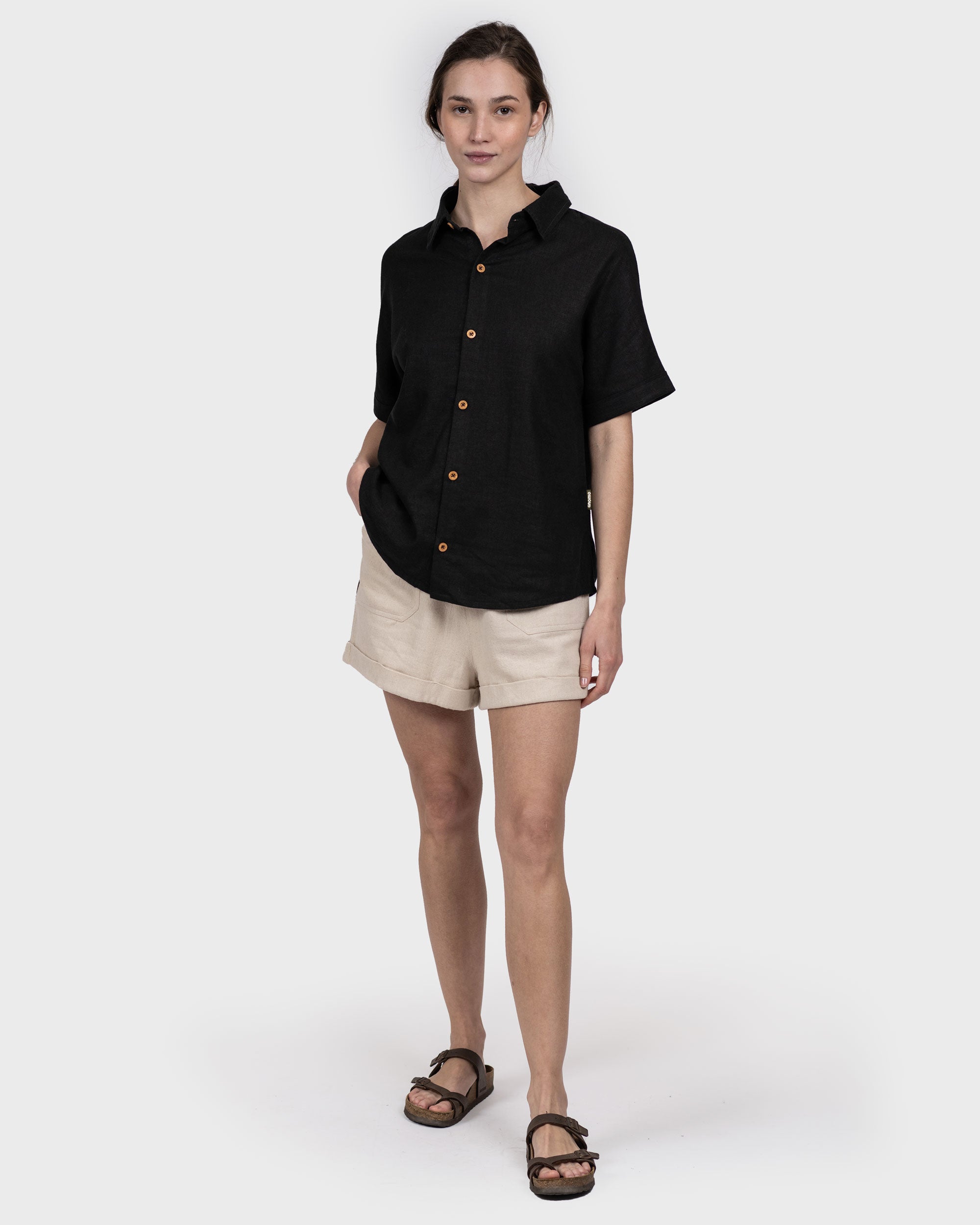 Camisa Lino Ginka Mujer