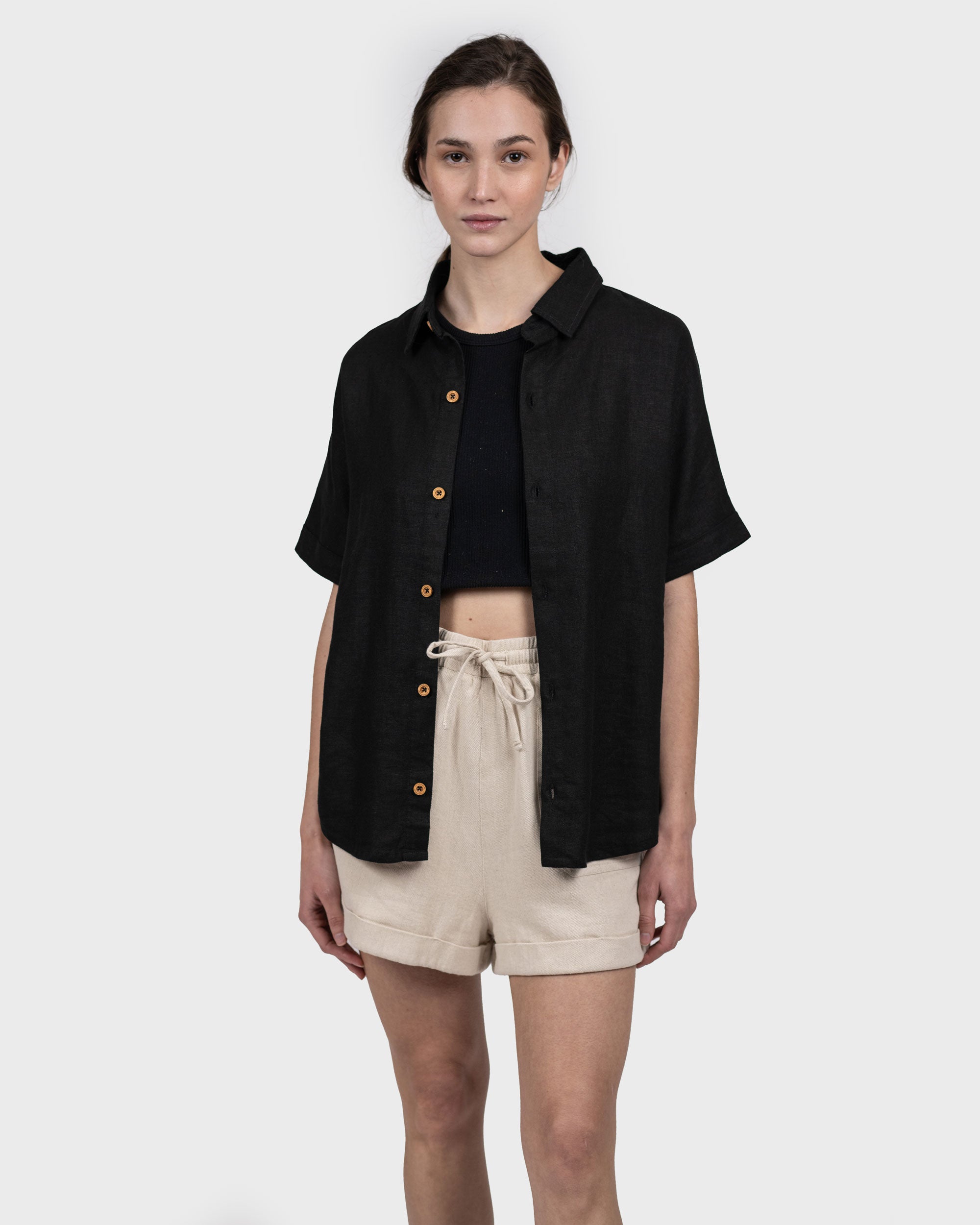 Camisa Lino Ginka Mujer
