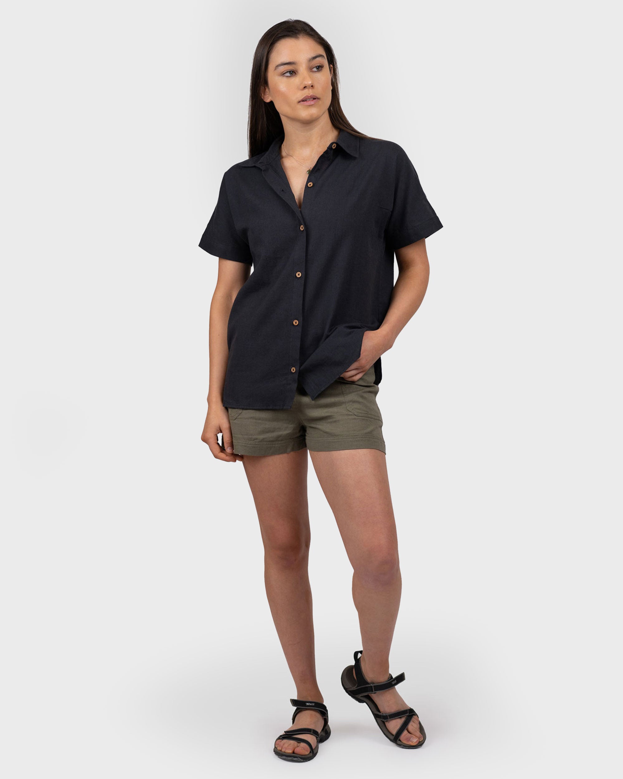 Camisa Lino Ginka Mujer