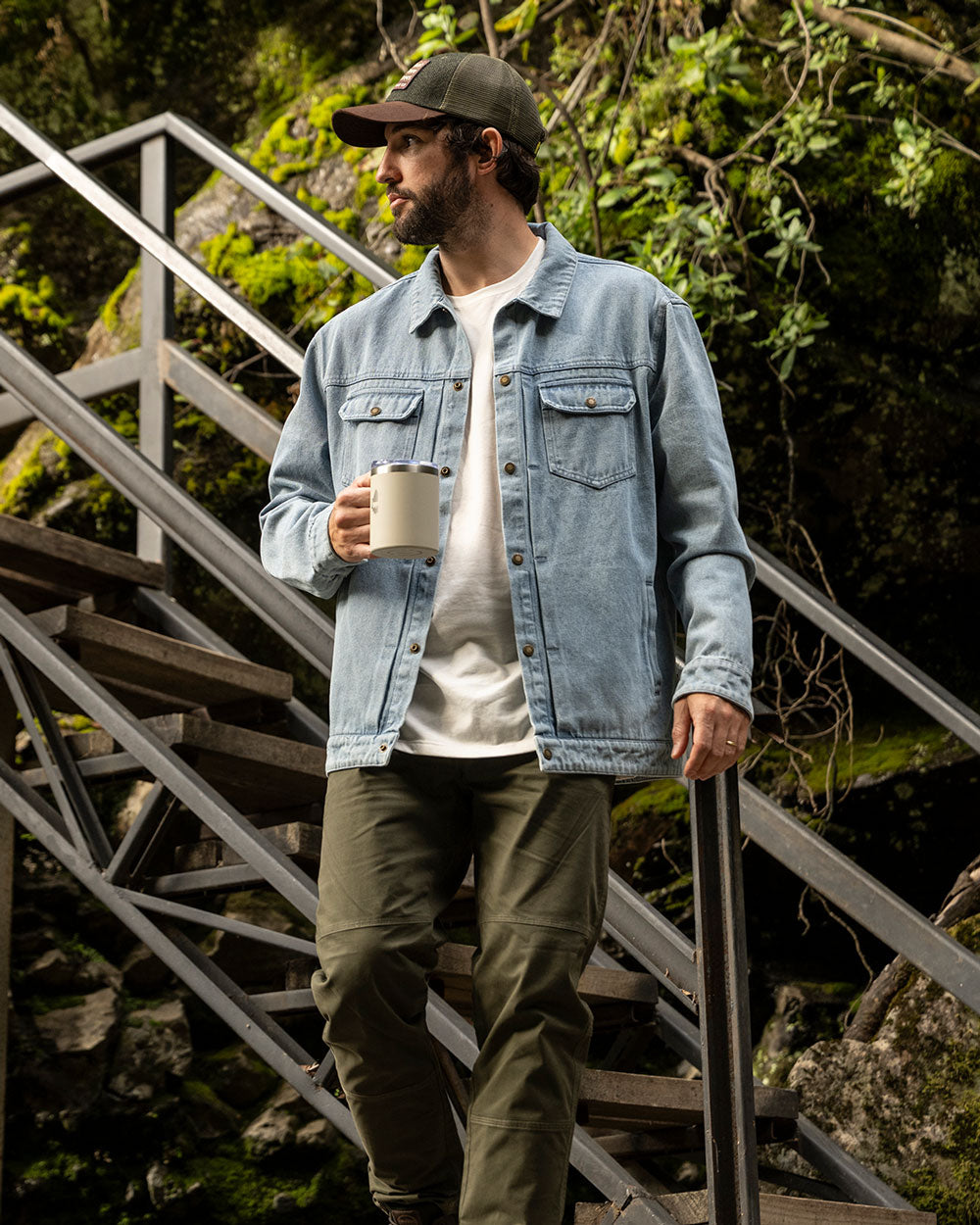 Chaqueta Denim Clambir Hombre