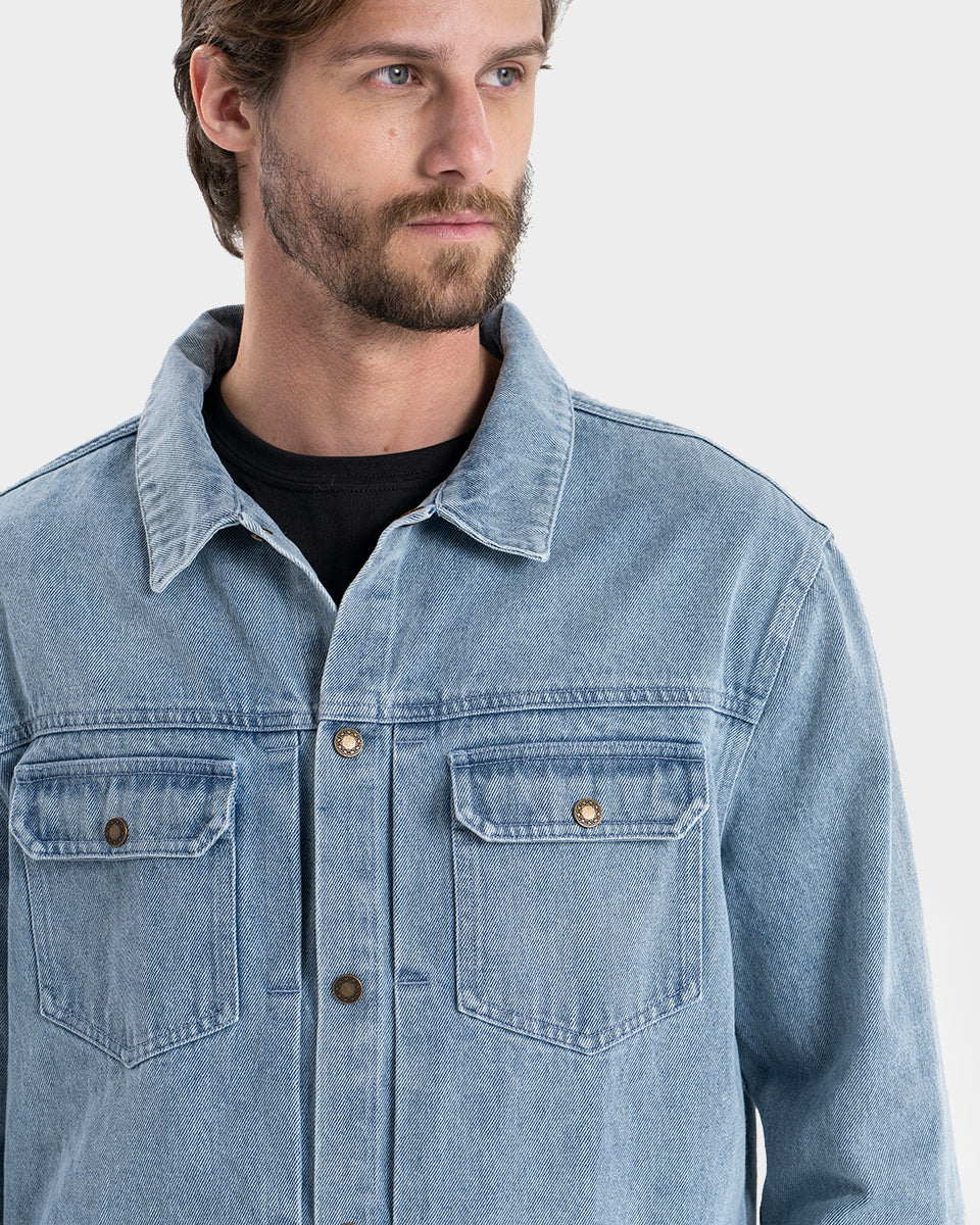 Chaqueta Denim Clambir Hombre