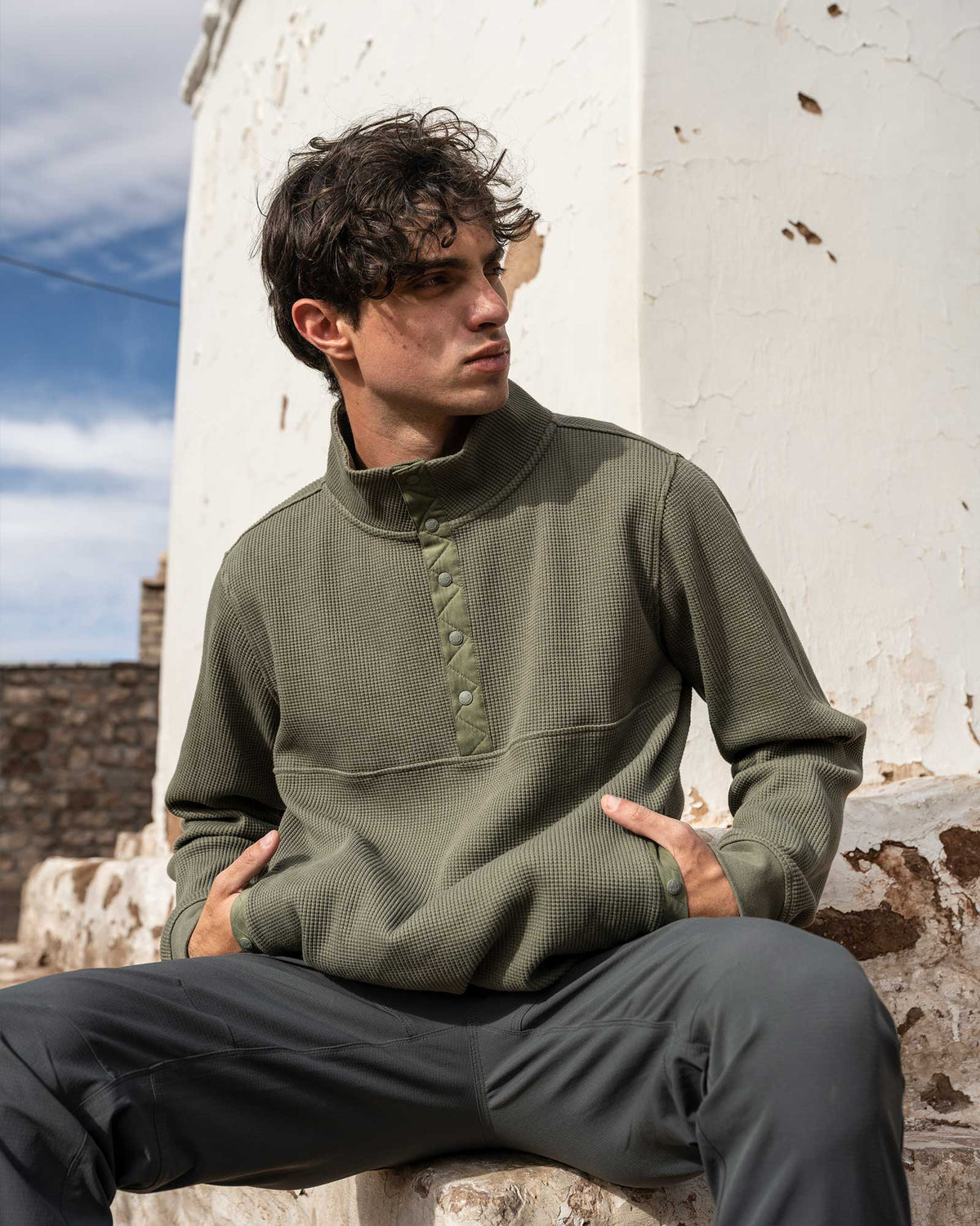 Poleron PullOver Eco Dovip Hombre