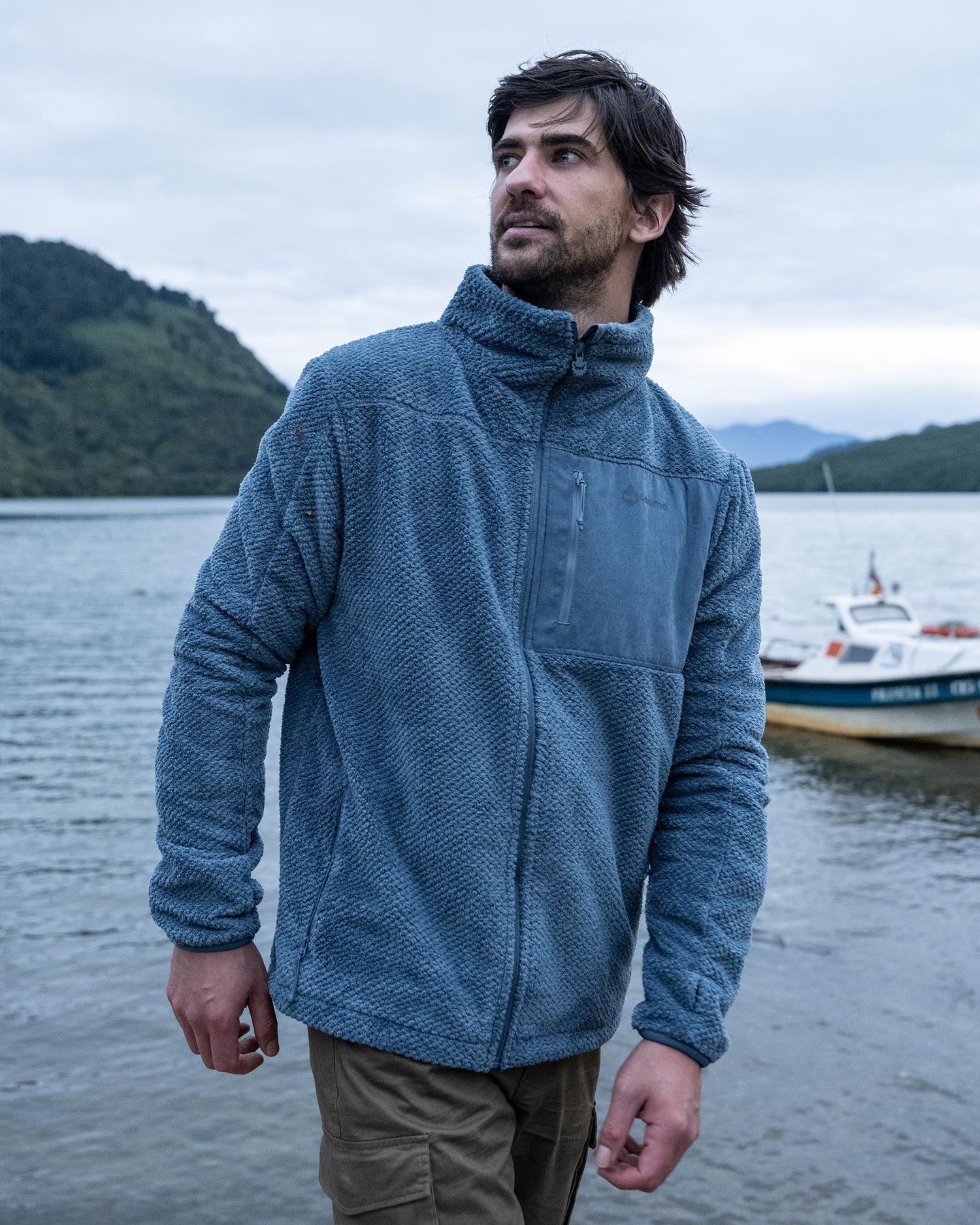 Short Fleece Eco Grimo Hombre