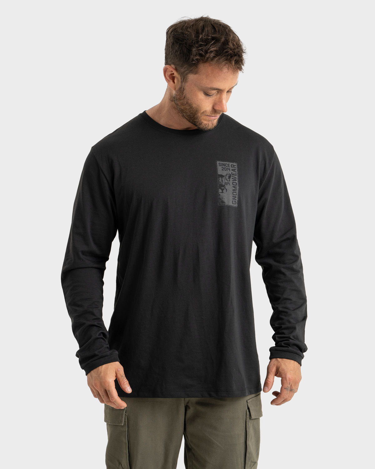 Polera Eco Manga Larga M-10 Hombre