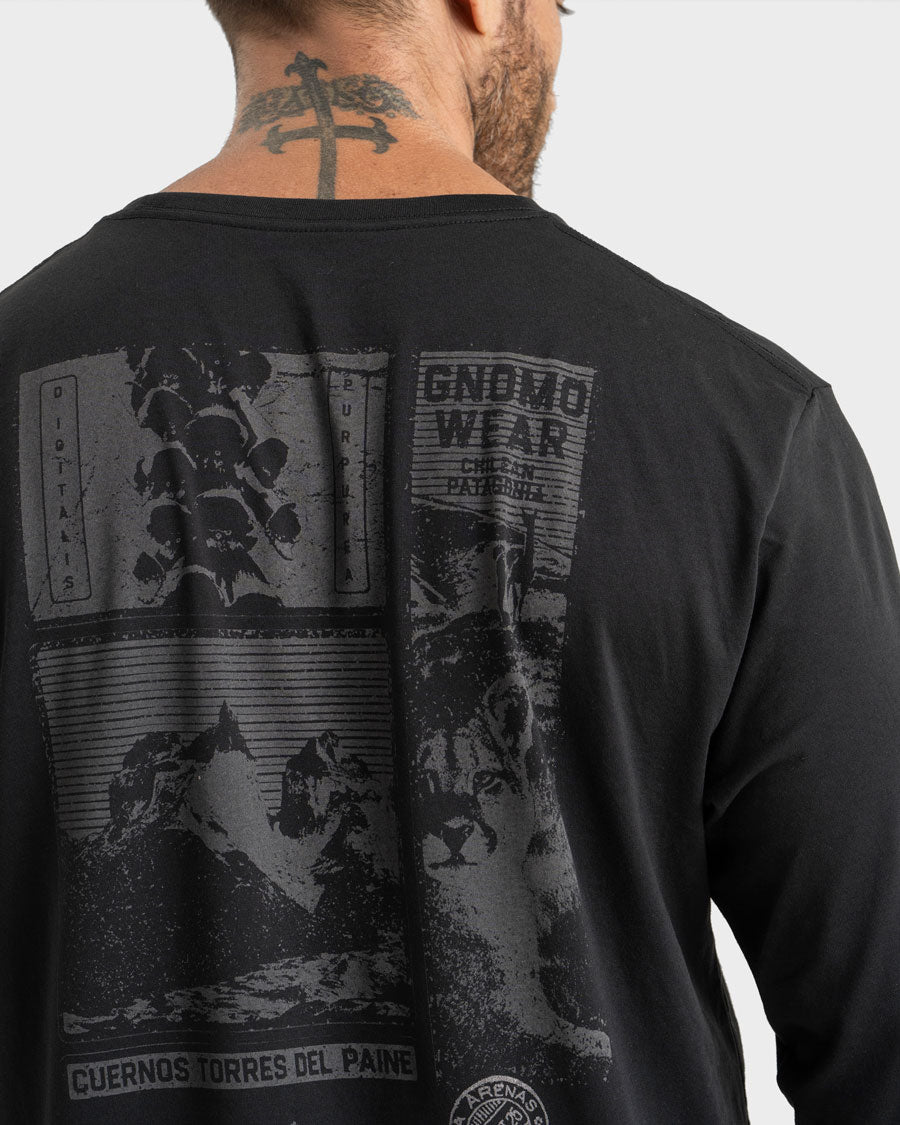 Polera Eco Manga Larga M-10 Hombre