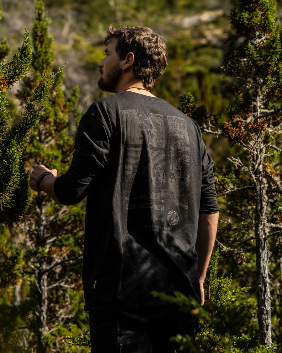 Polera Eco Manga Larga M-10 Hombre