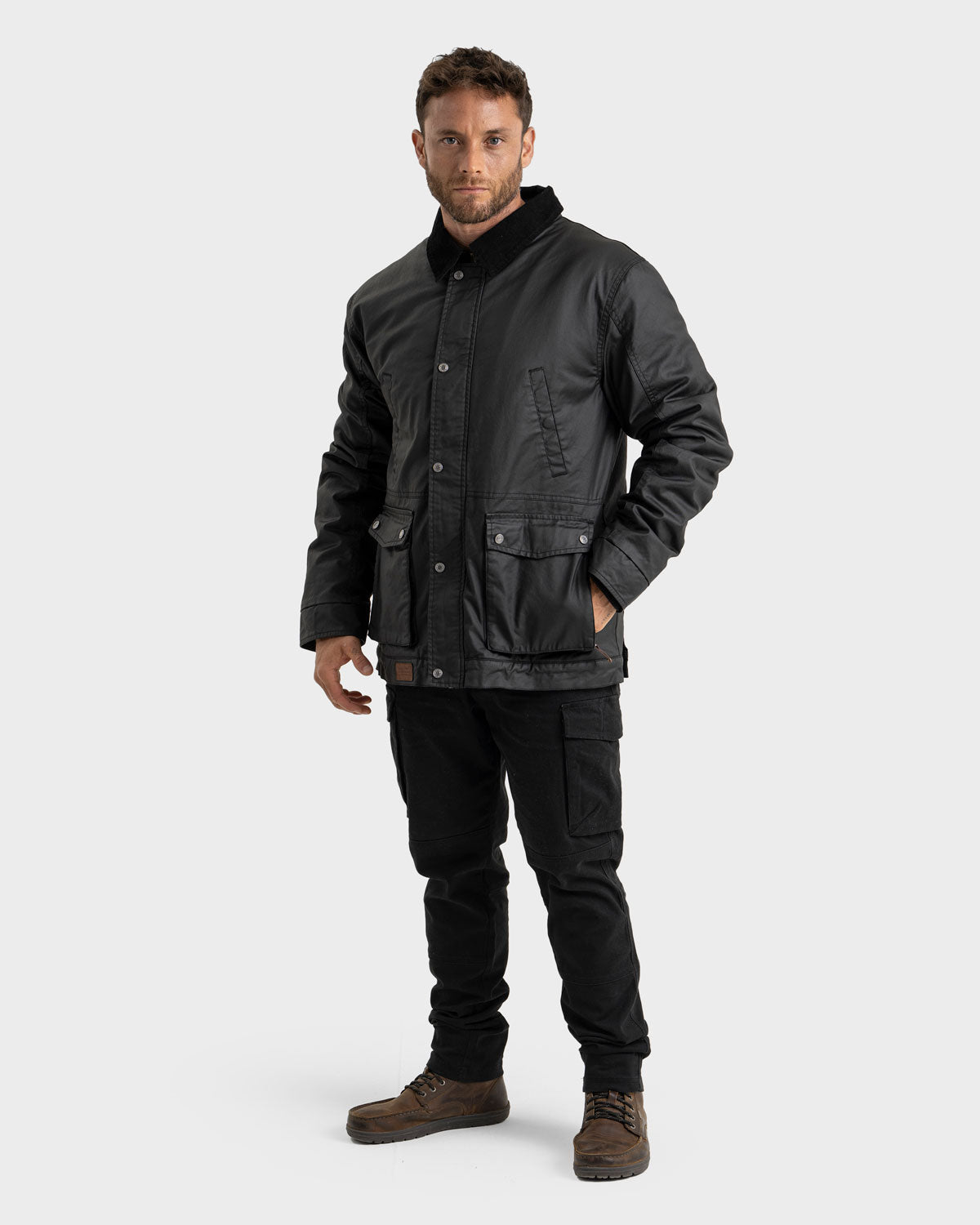 Chaqueta Waxed Winsber Hombre