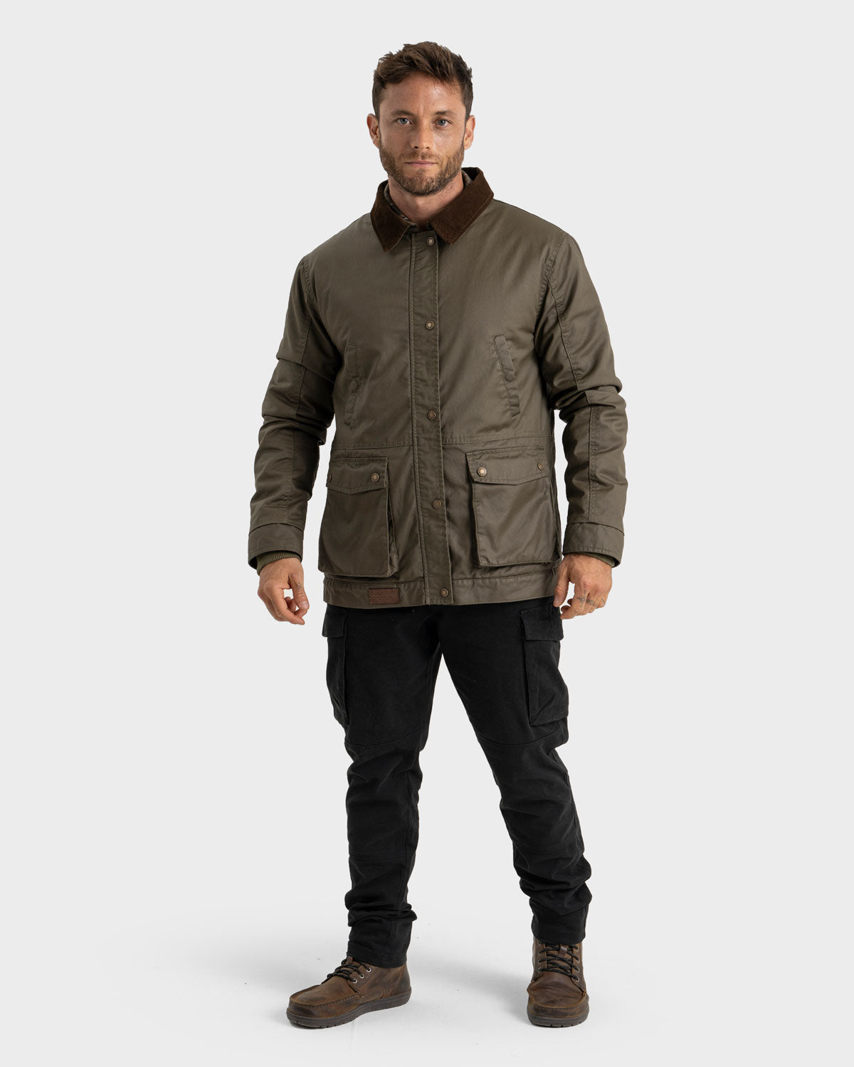 Chaqueta Waxed Winsber Hombre