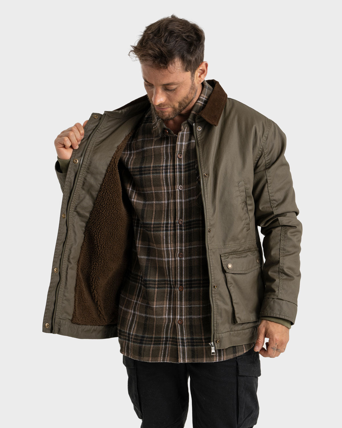 Chaqueta Waxed Winsber Hombre